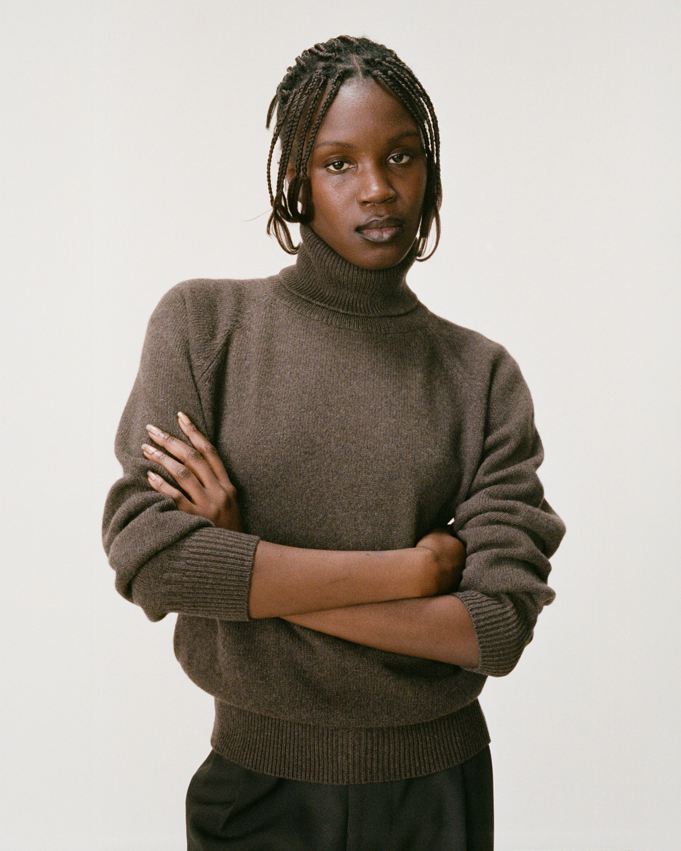 Marmotta Women's Cashmere Turtleneck