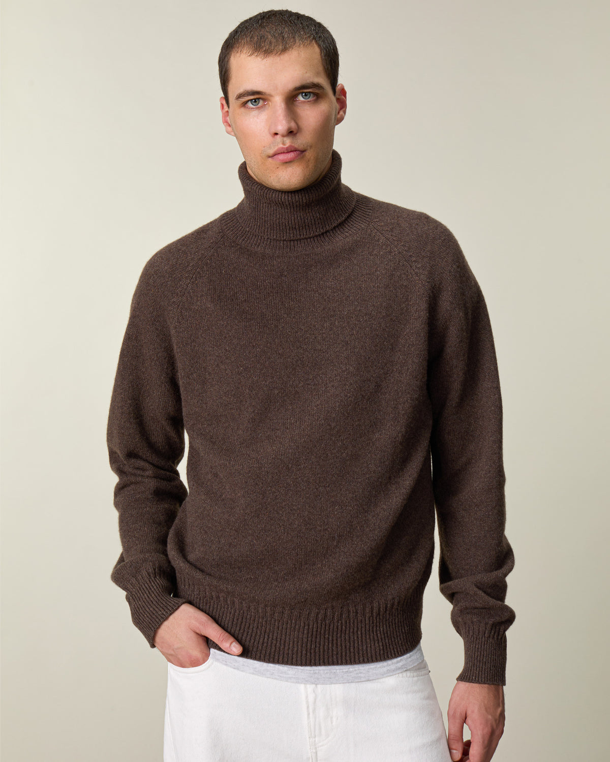 Col roulé en cachemire Marmotta Homme