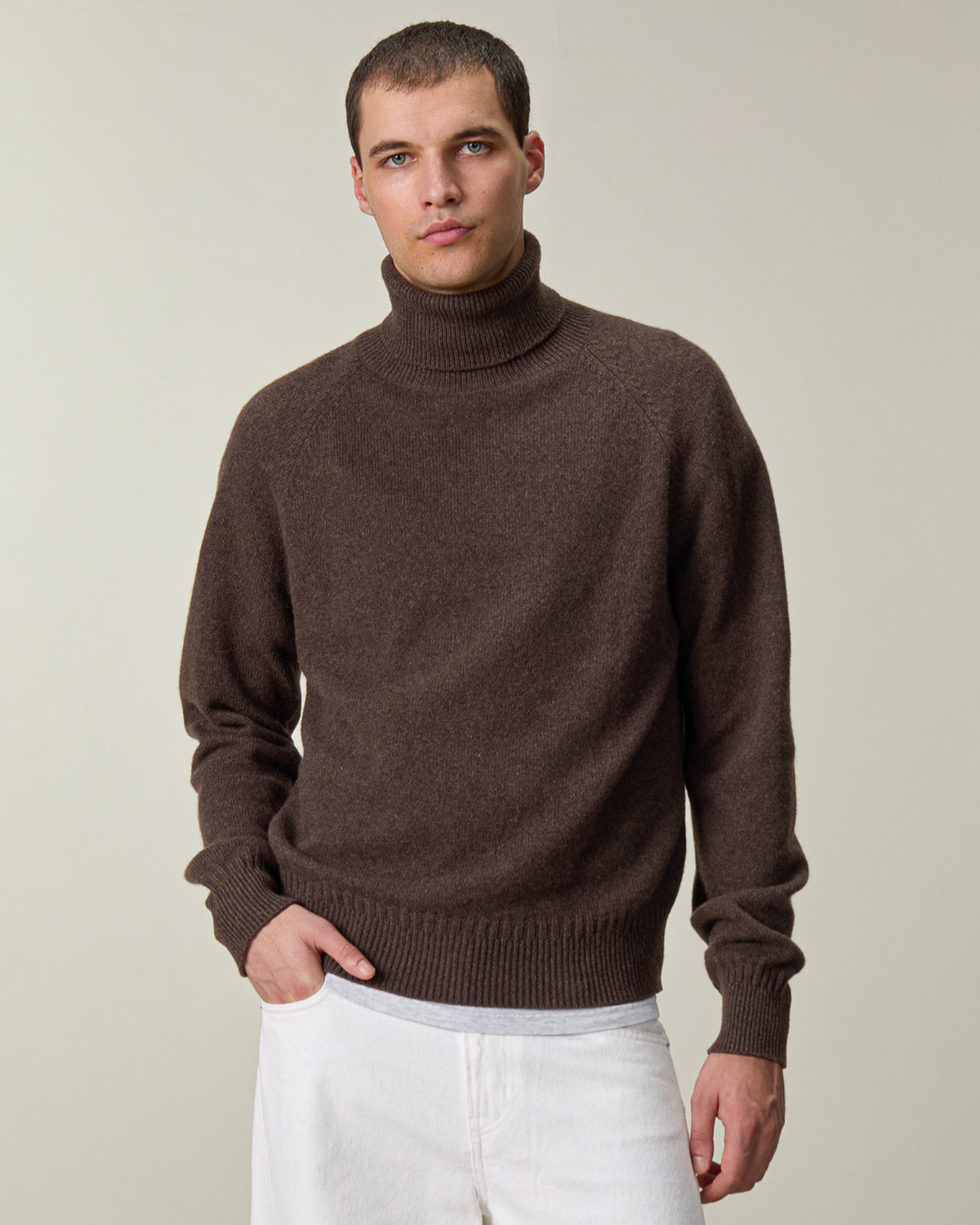 Col roulé en cachemire Marmotta Homme