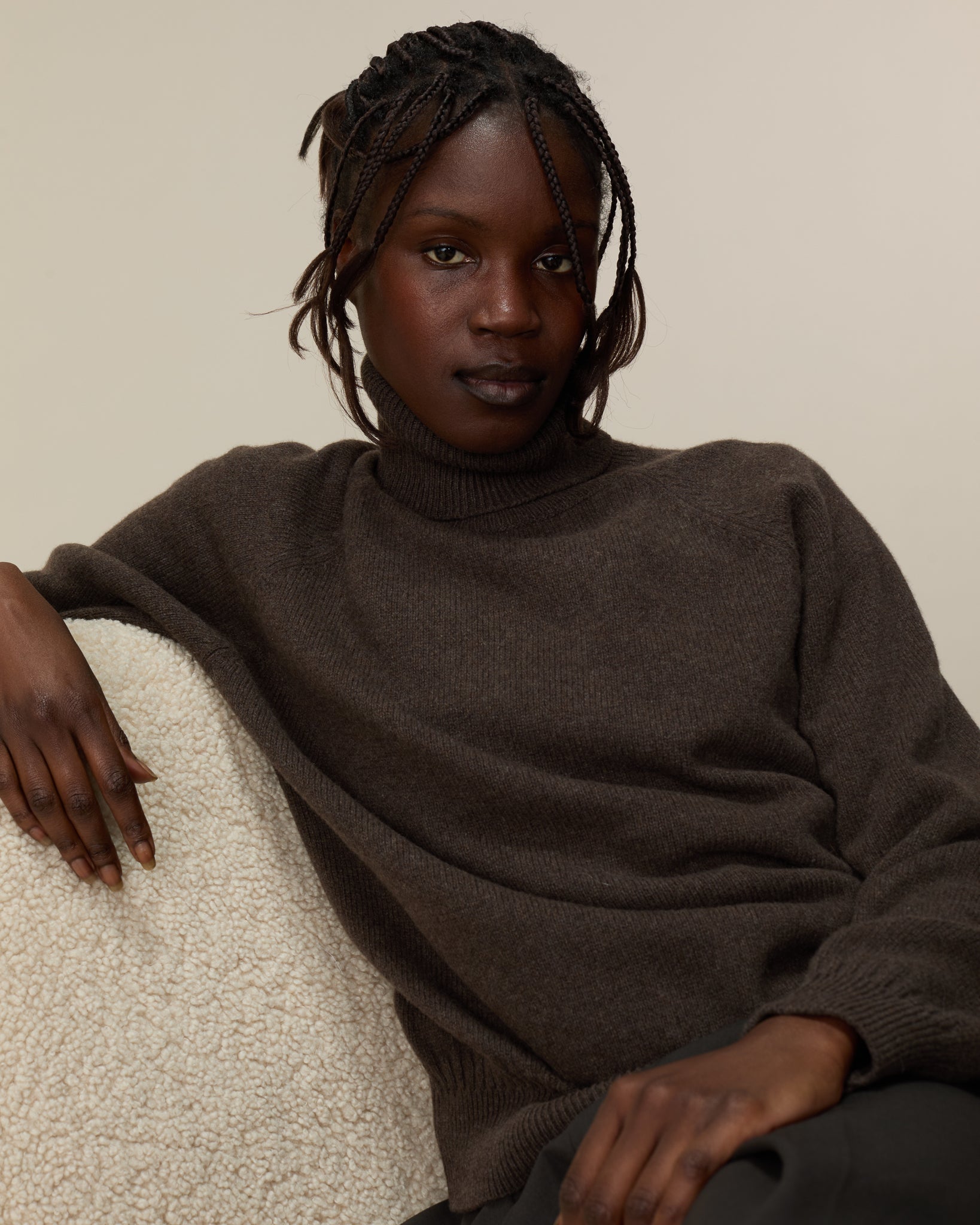 Marmotta Women's Cashmere Turtleneck