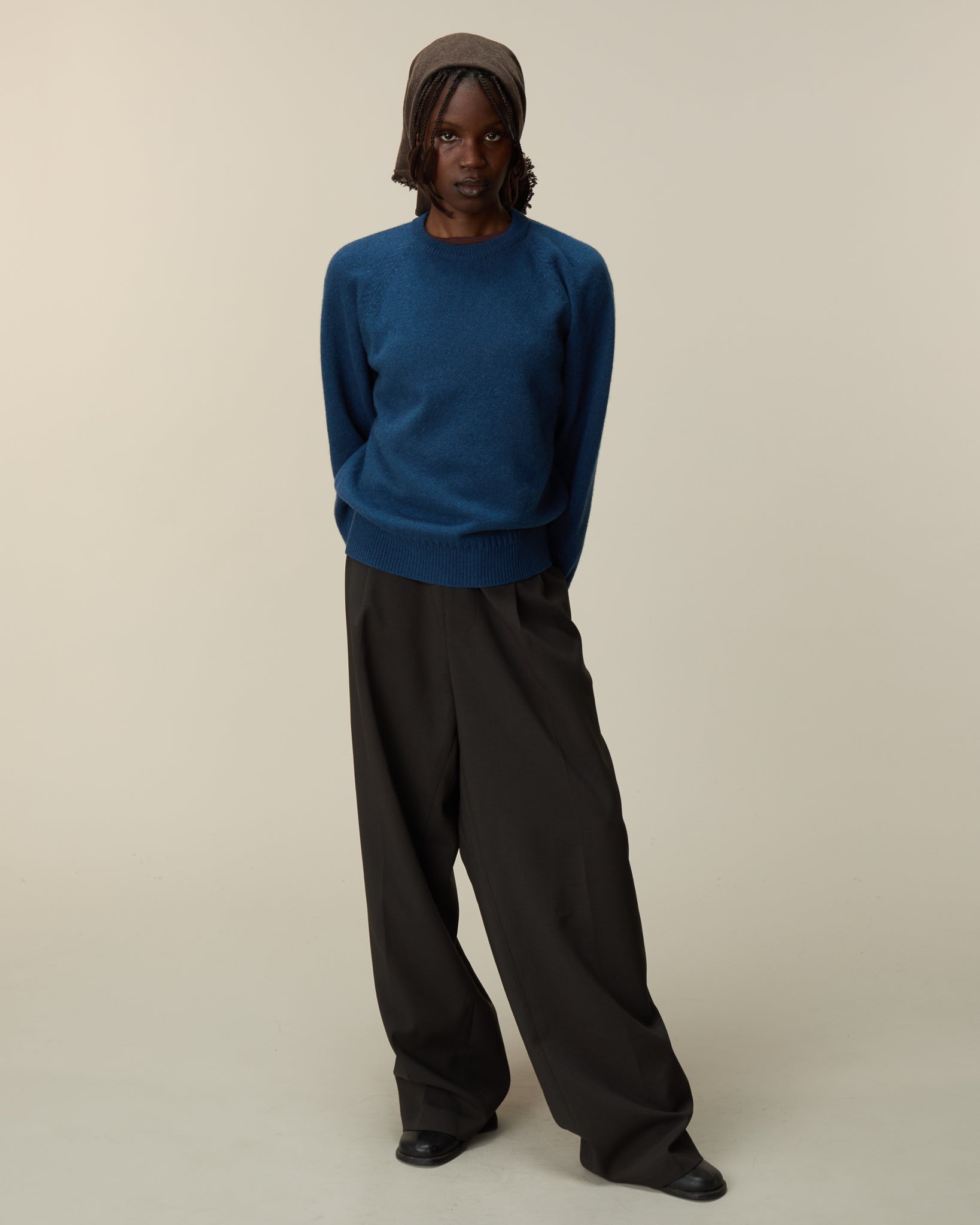 Women's Ocean Cashmere Crew Neck
