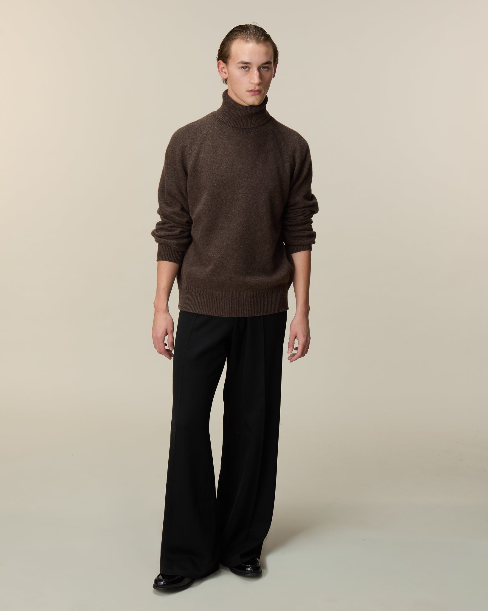 Marmotta Men's Cashmere Turtleneck