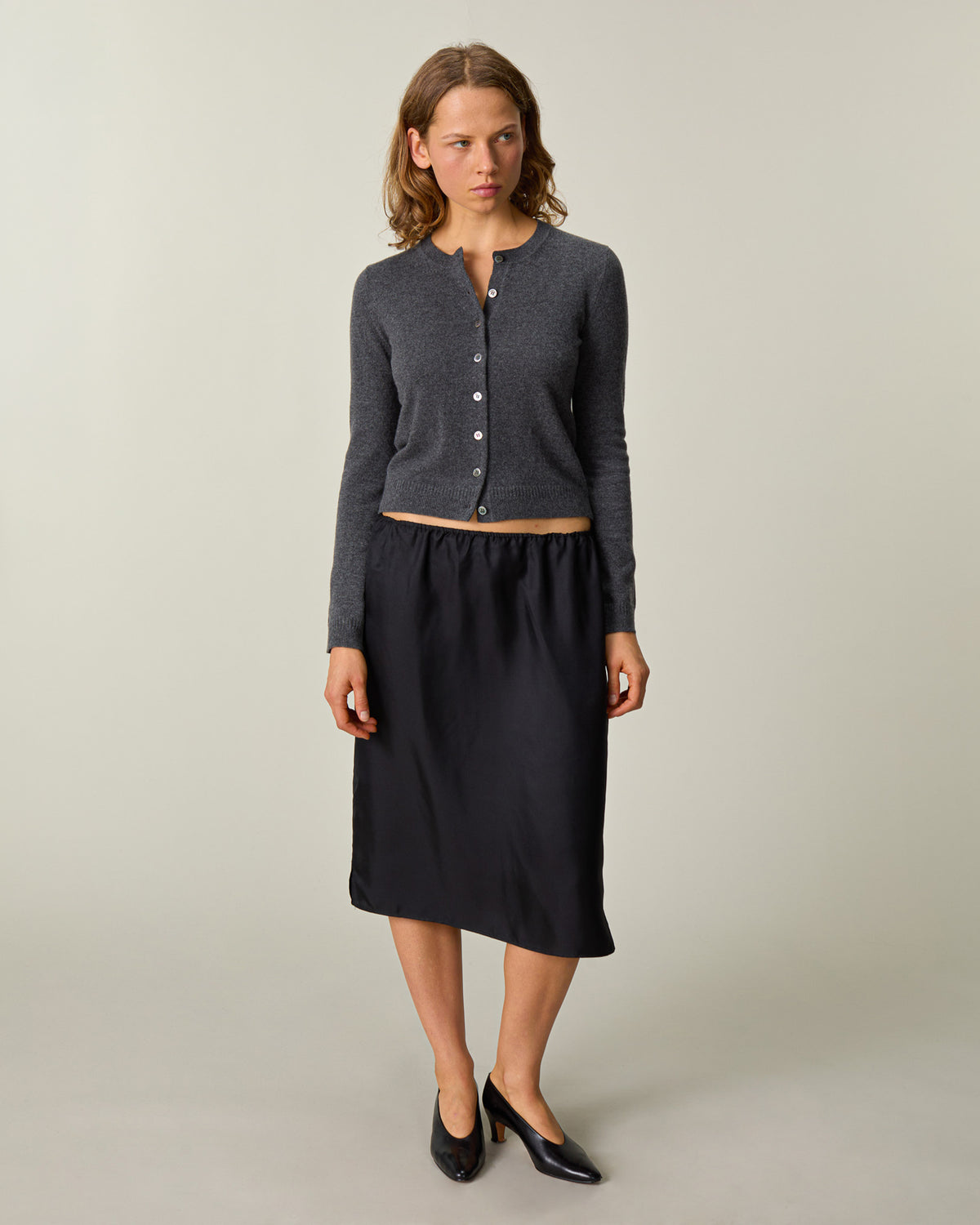 Tricot x Gil Rodriguez Gray Cardigan