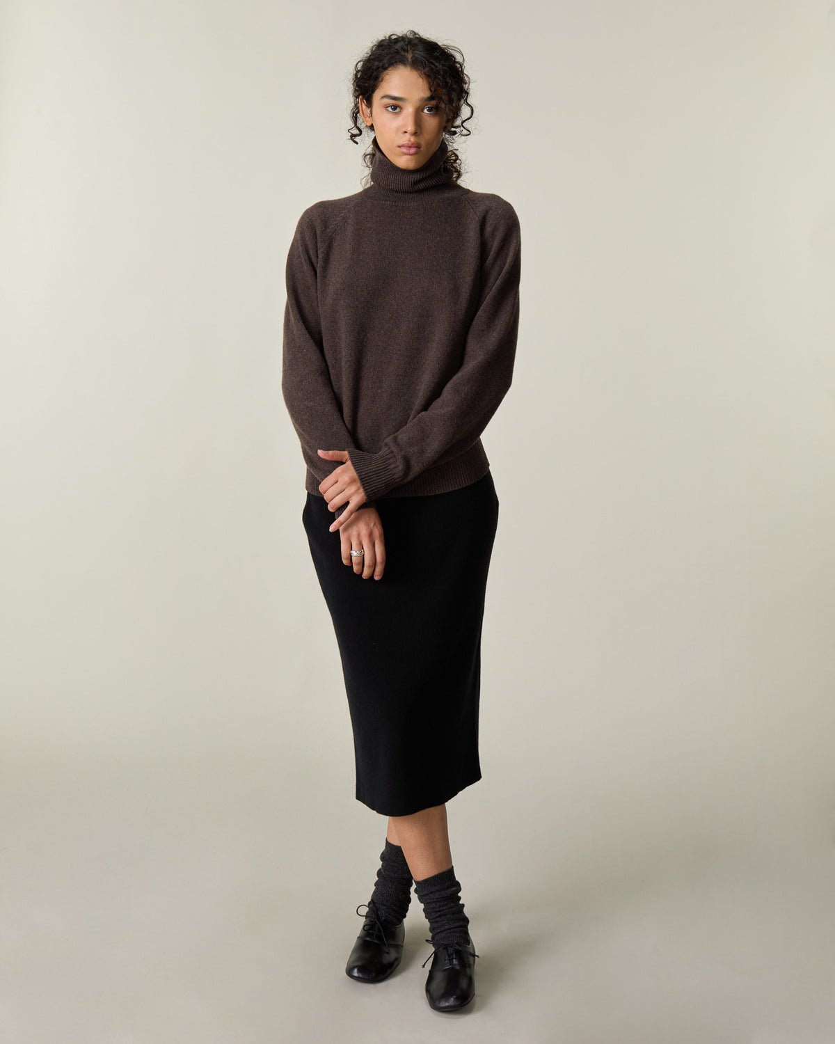Marmotta Women's Cashmere Turtleneck