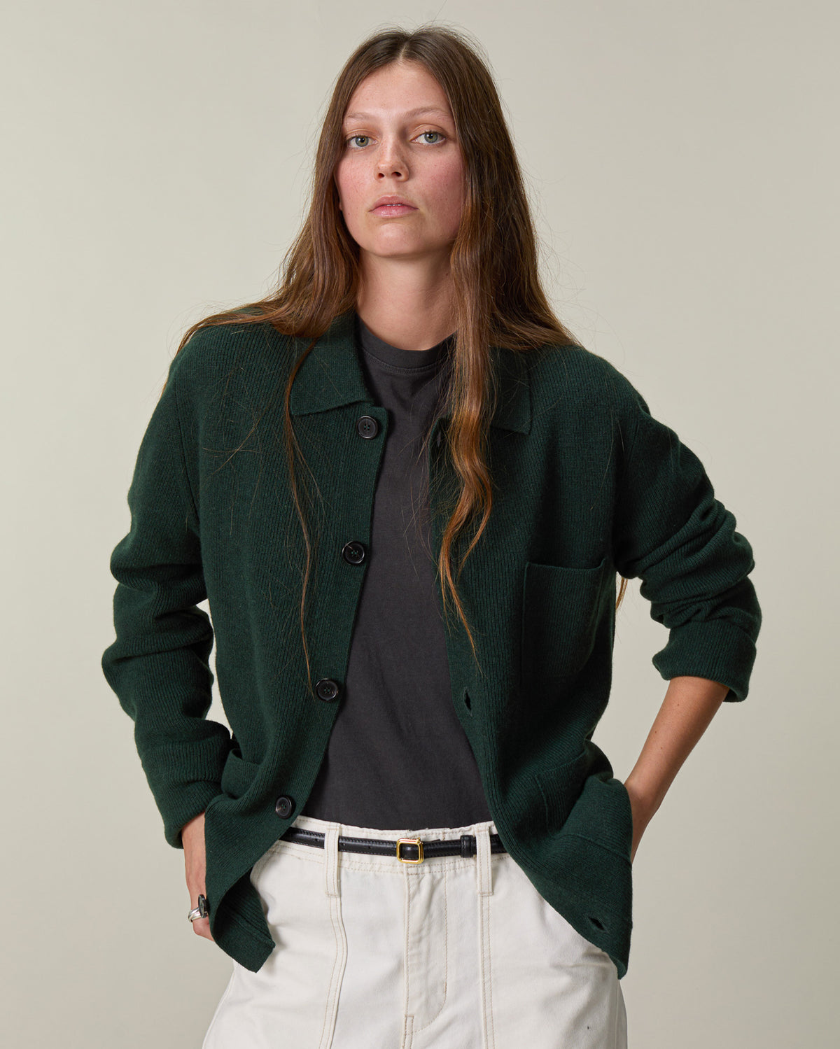 Veste de travail Vert Sapin Femme