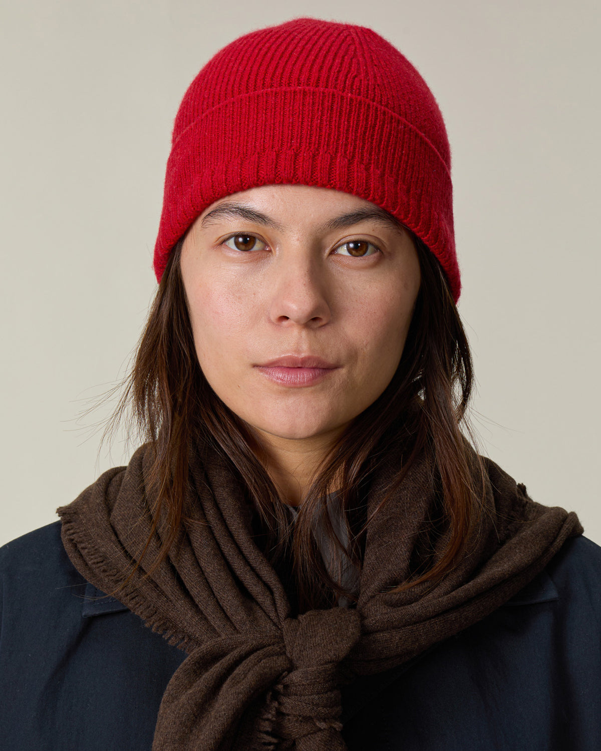 Women's Red Cashmere hat