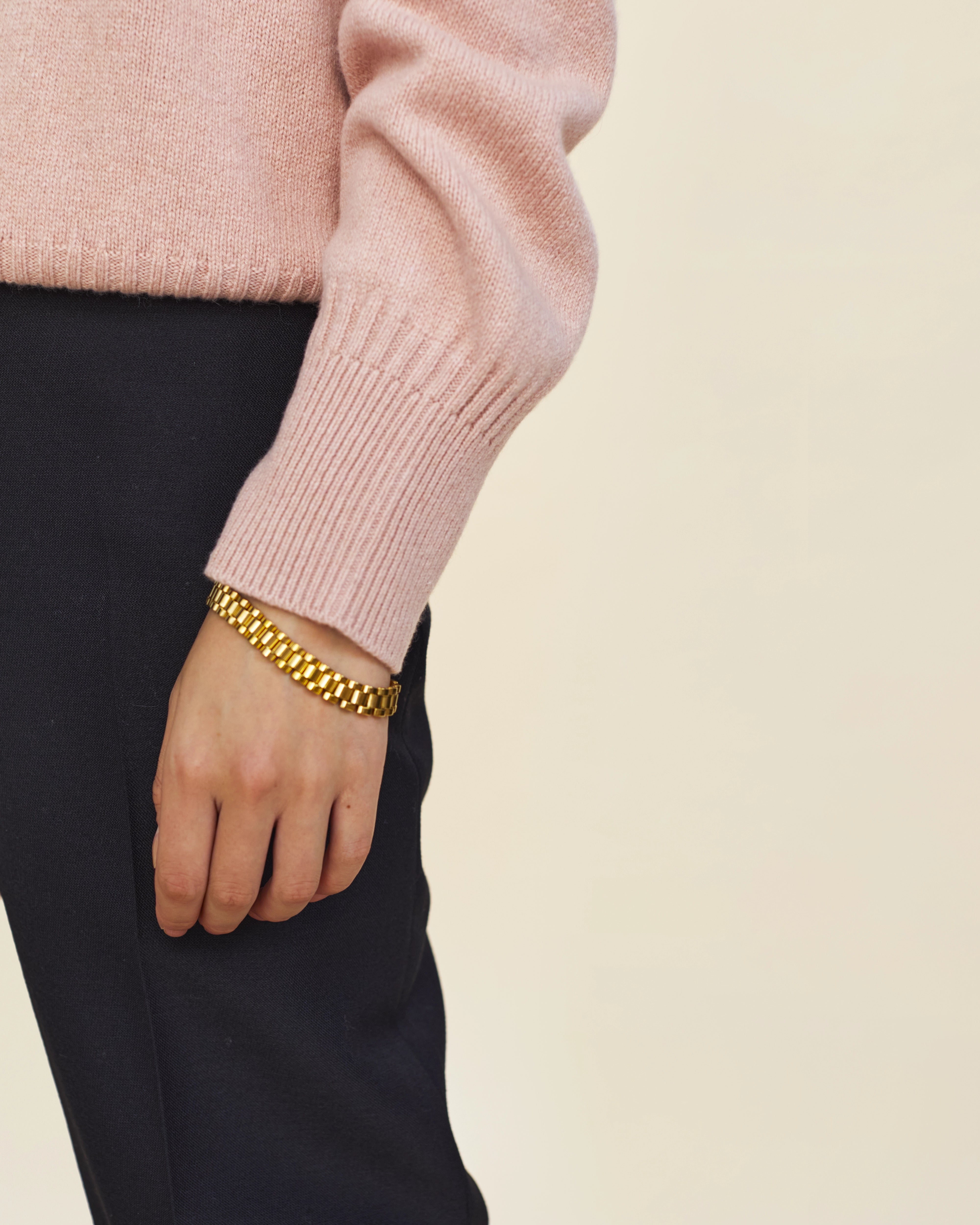 Women's light pink Cashmere Polo