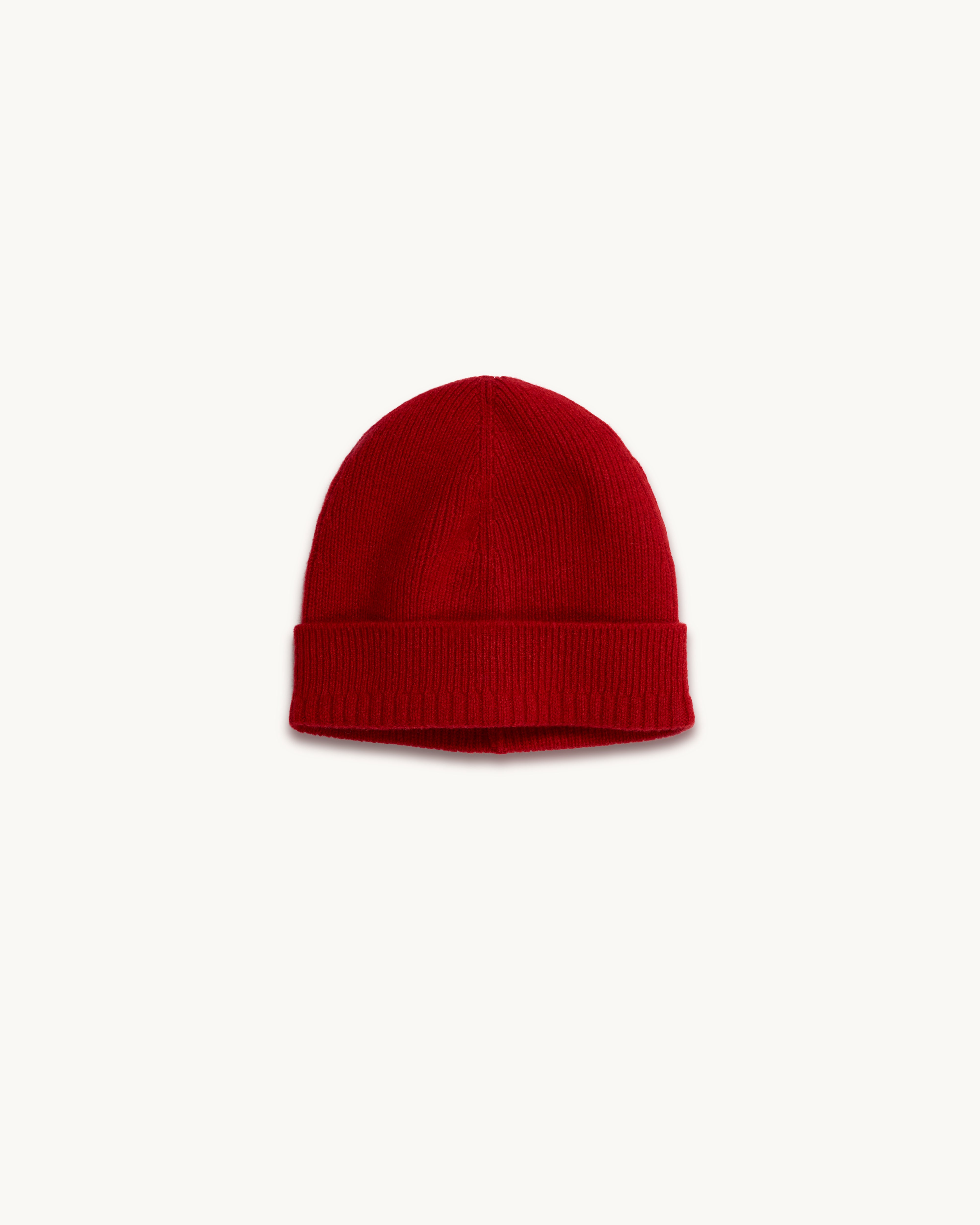 Men's Red Cashmere hat