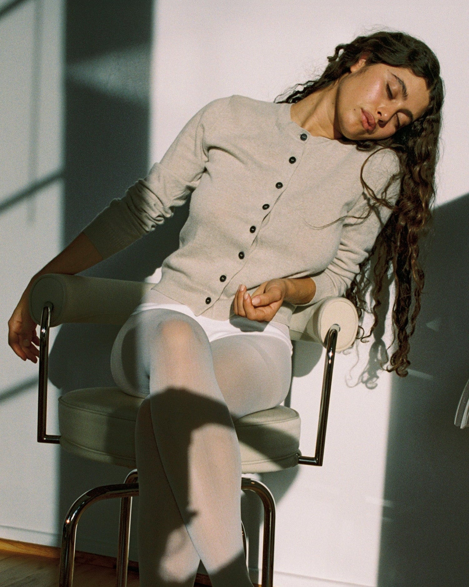 Tricot x Gil Rodriguez Sand Cardigan