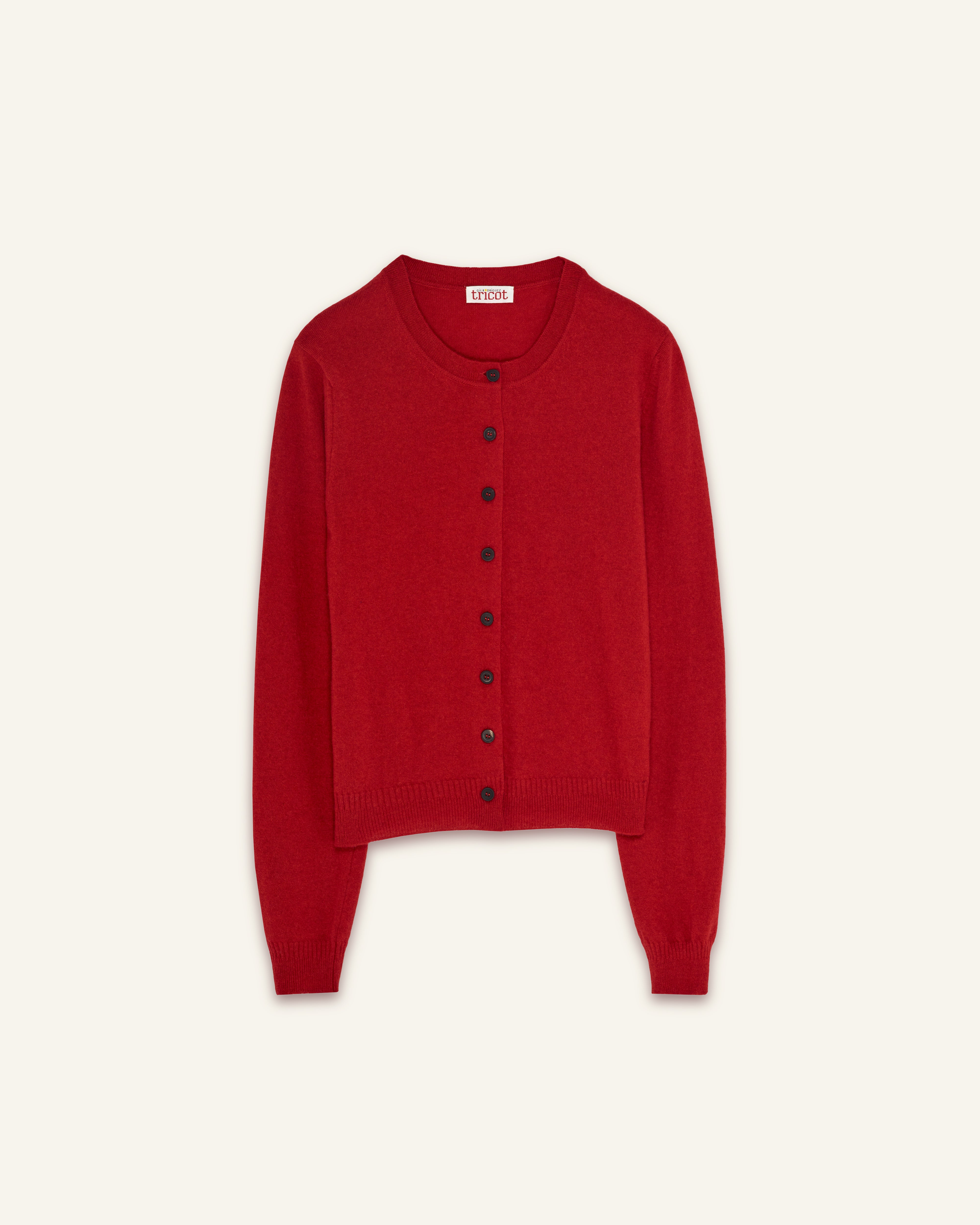 Tricot x Gil Rodriguez Red Cardigan
