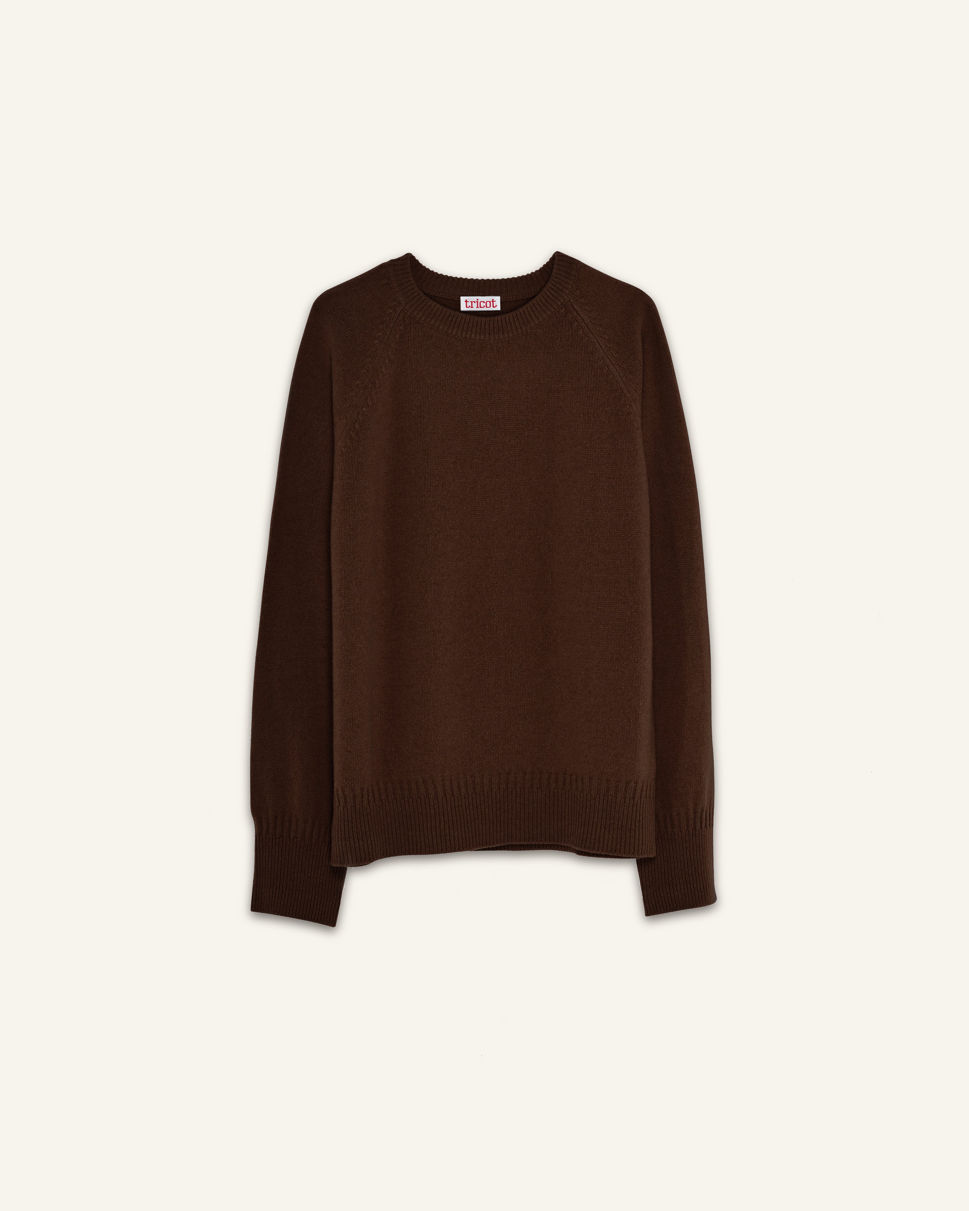Women's Brown Cashmere crewneck