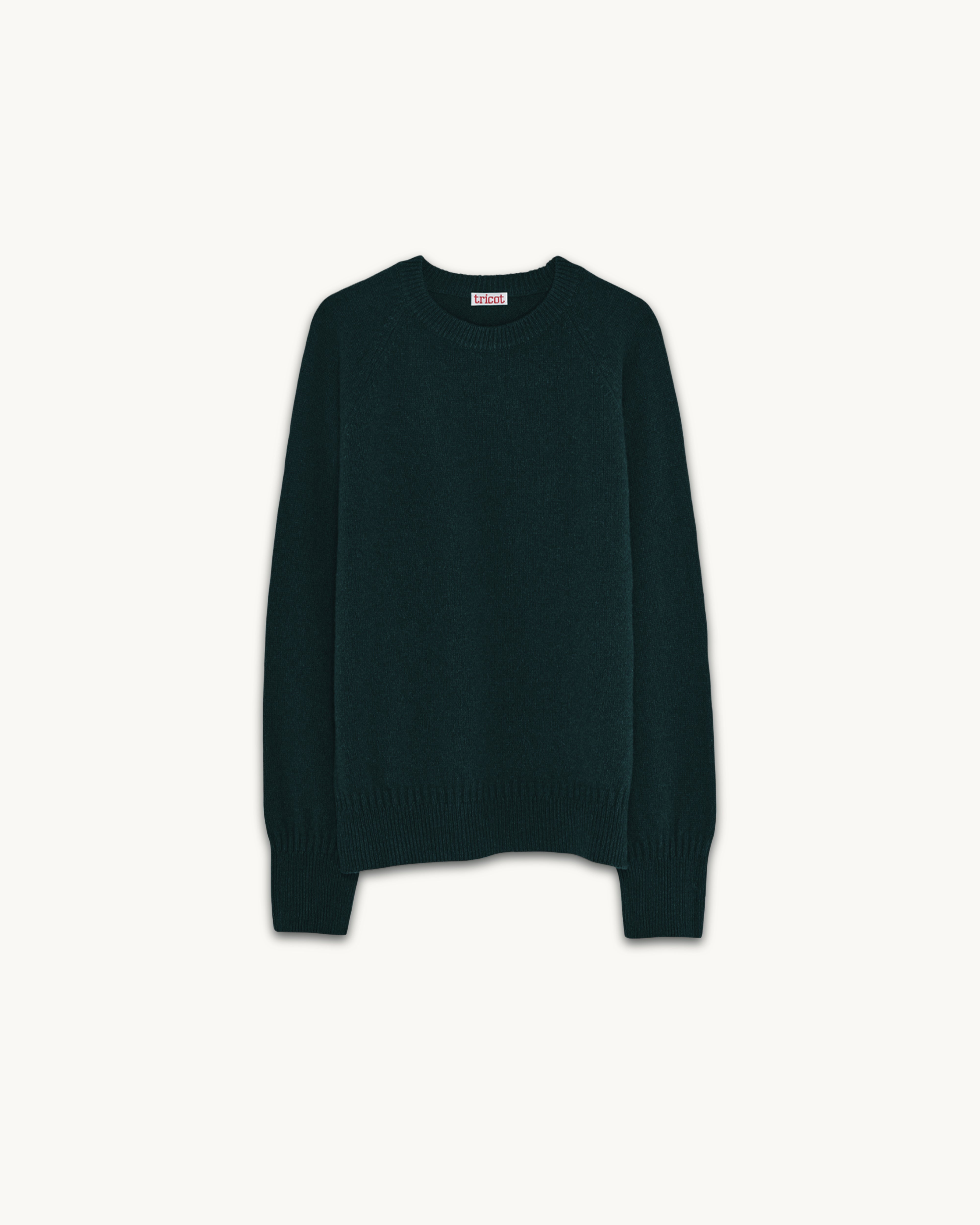 Men's cashmere crewneck sweater in Green