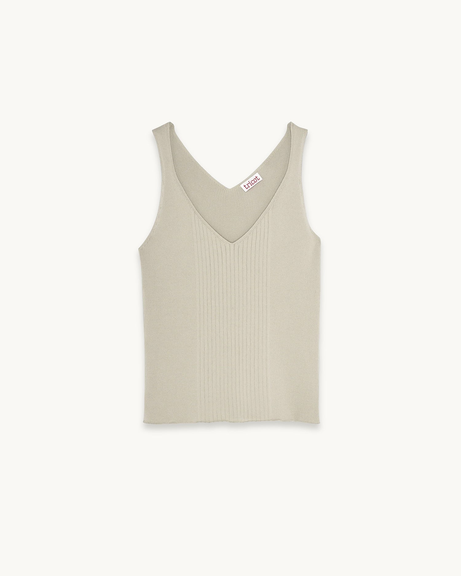 Débardeur en coton bio Gris Perle