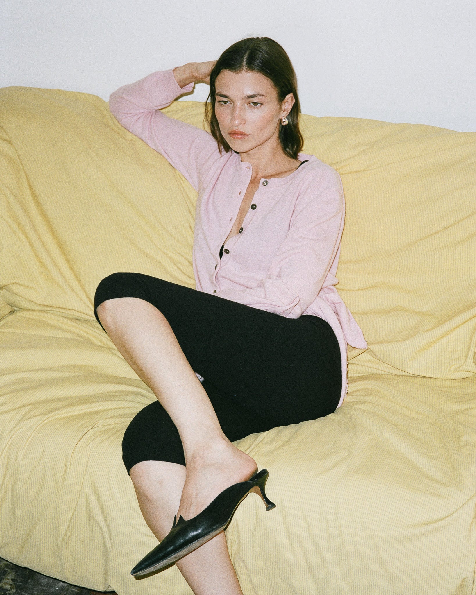 Tricot x Gil Rodriguez Women's Pink Cardigan