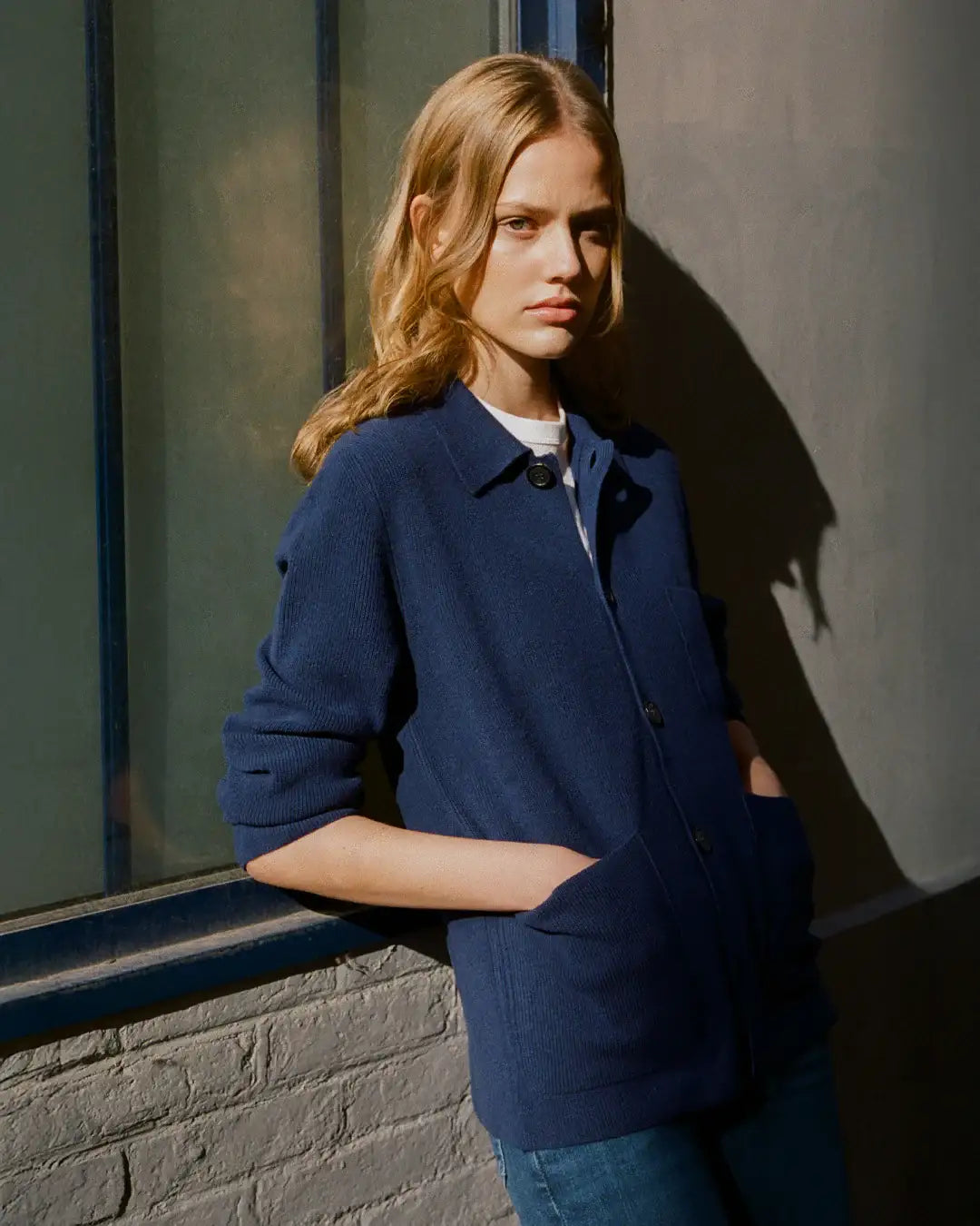 Veste de travail Indigo Femme - Tricot
