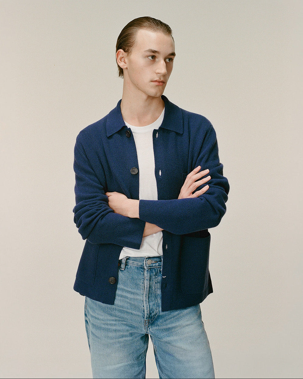 Veste de travail Indigo Homme