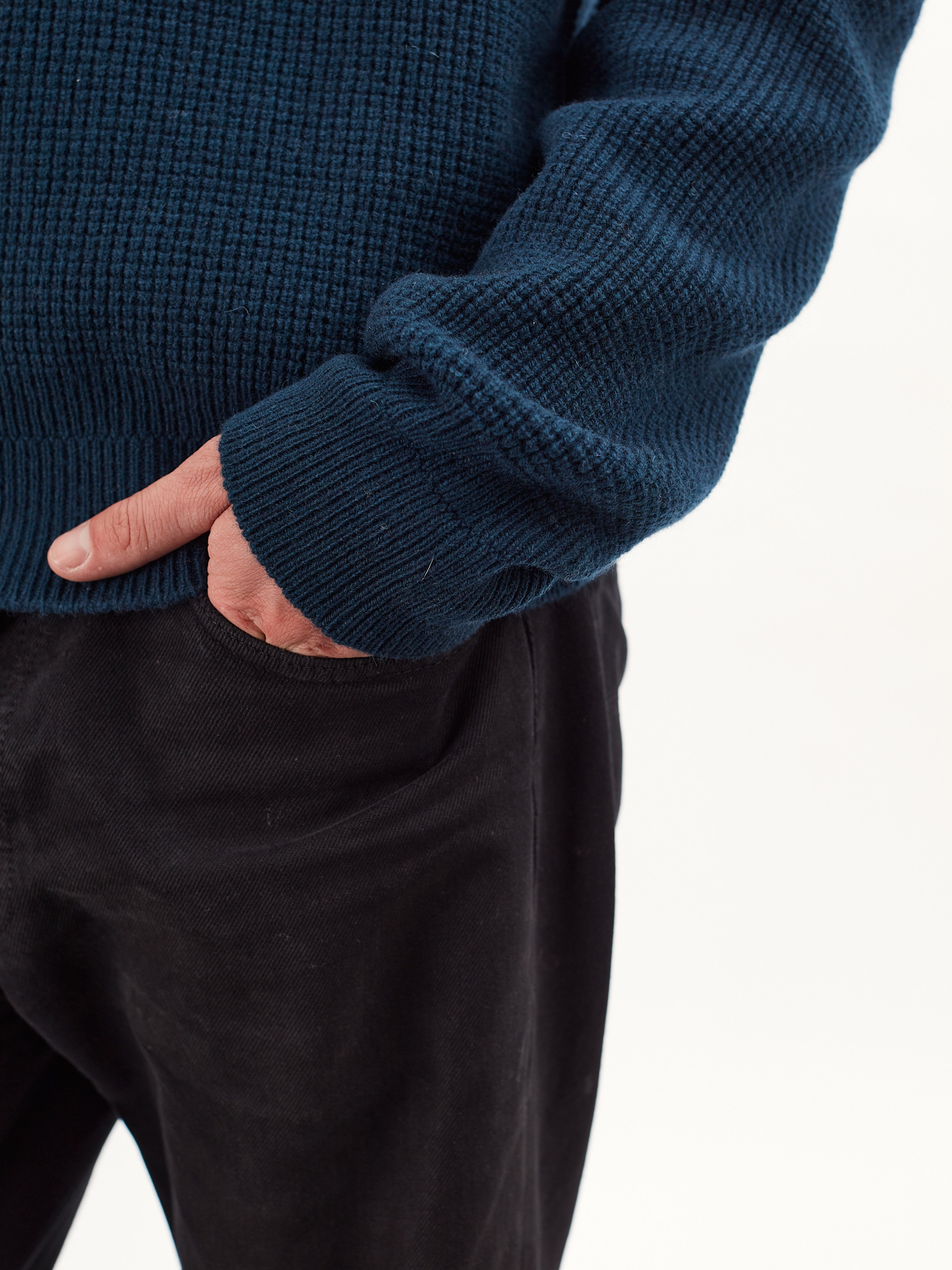 Men’s Ocean Recycled Cashmere & Wool Crewneck