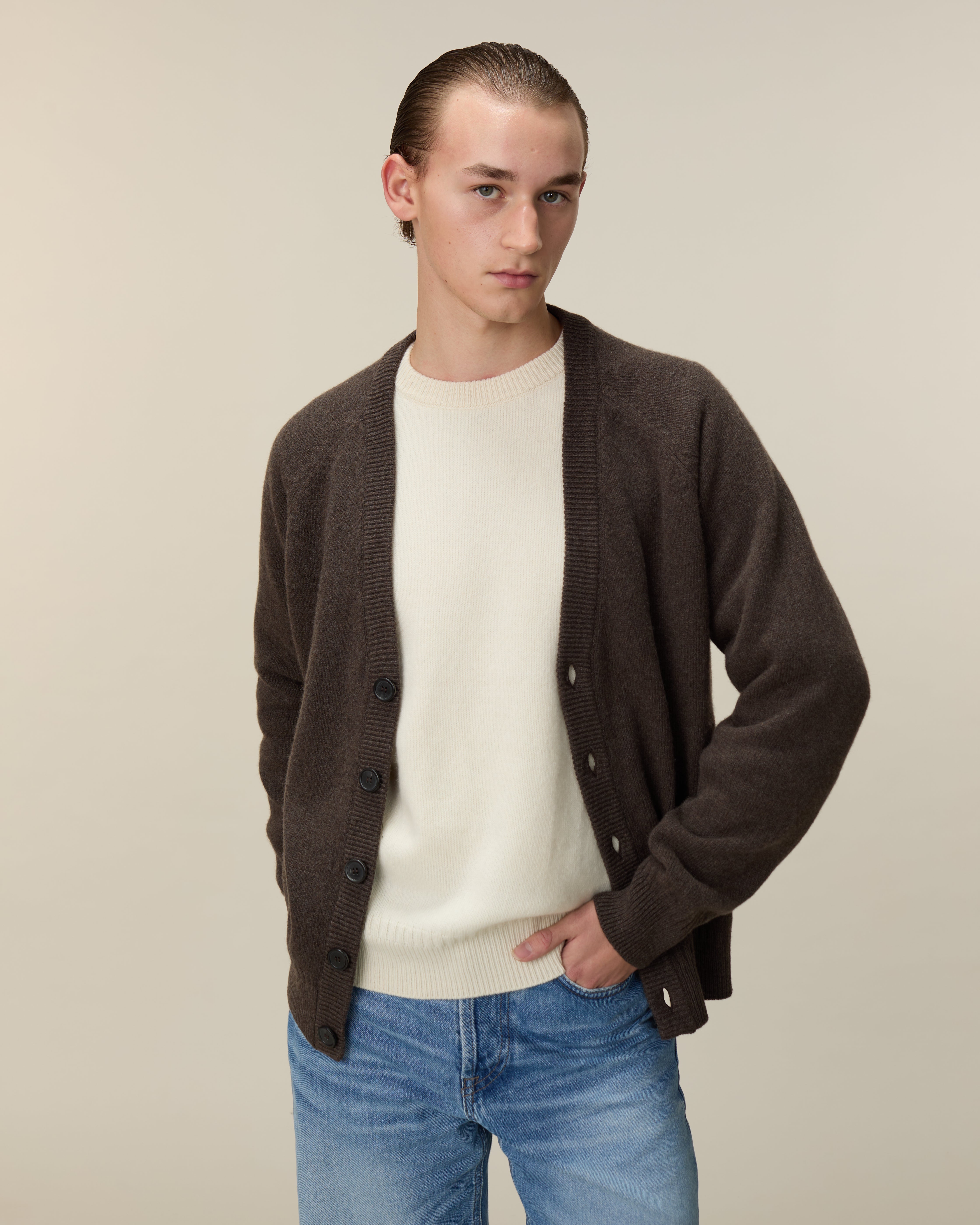 Marmotta Men's Cashmere Cardigan
