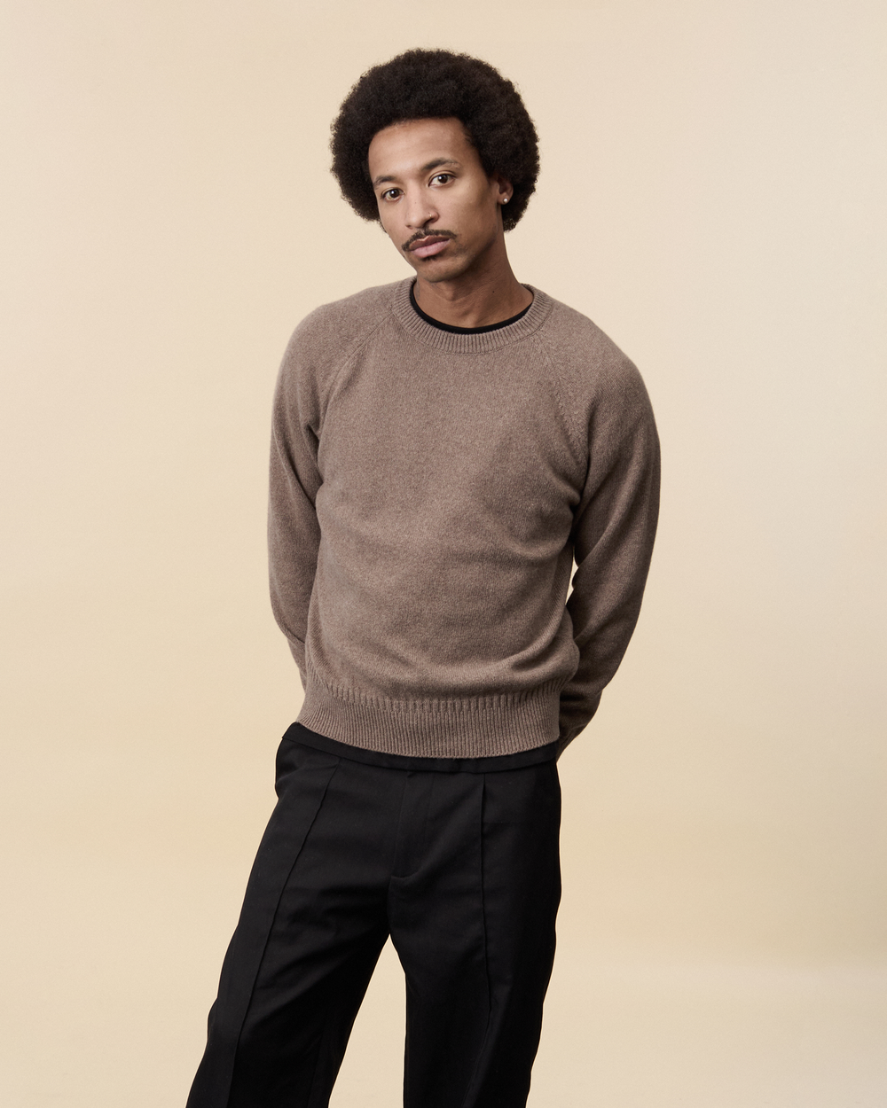 Men's Havana Cashmere crewneck