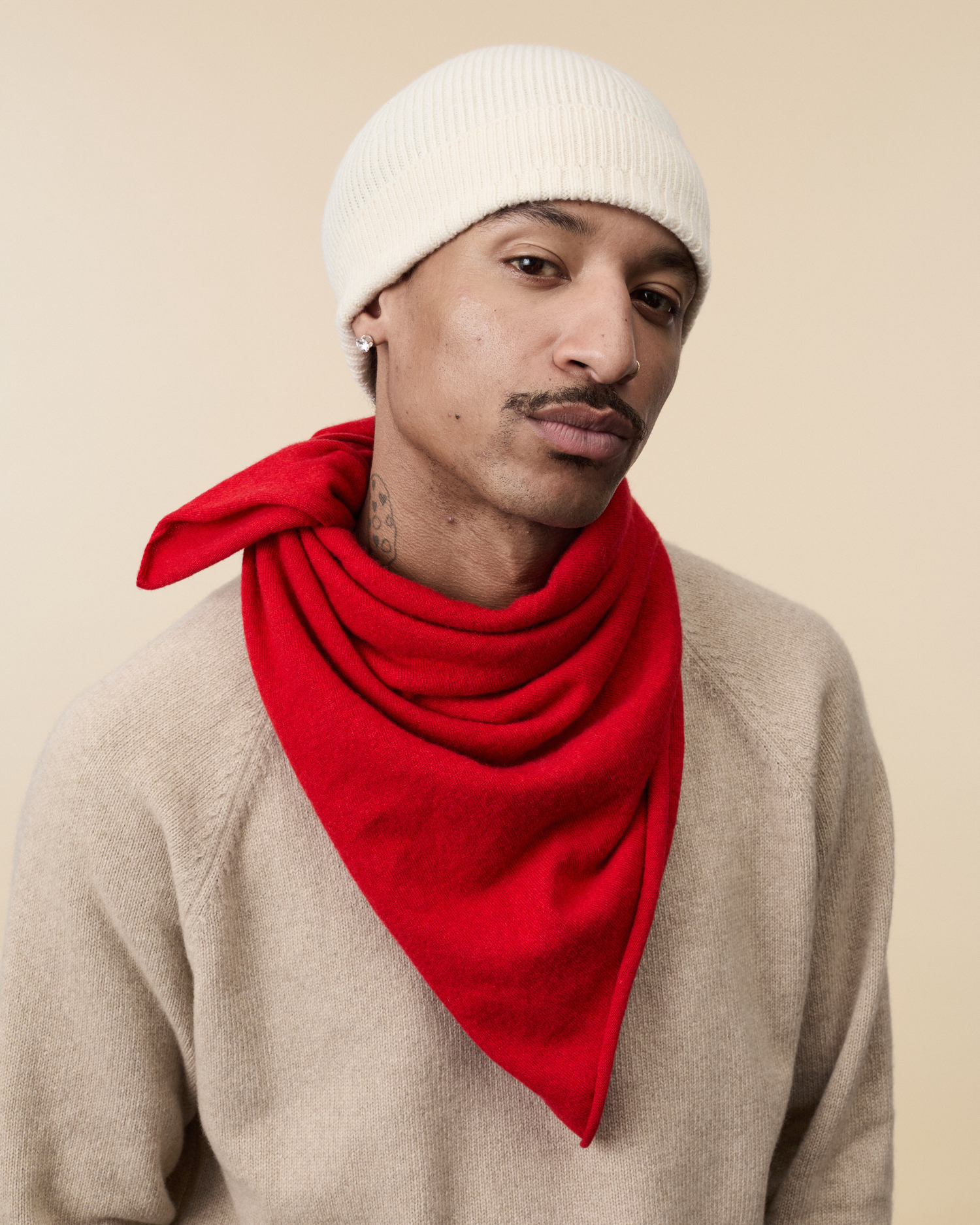 Bandana Tricot x Gil Rodriguez Homme Rouge