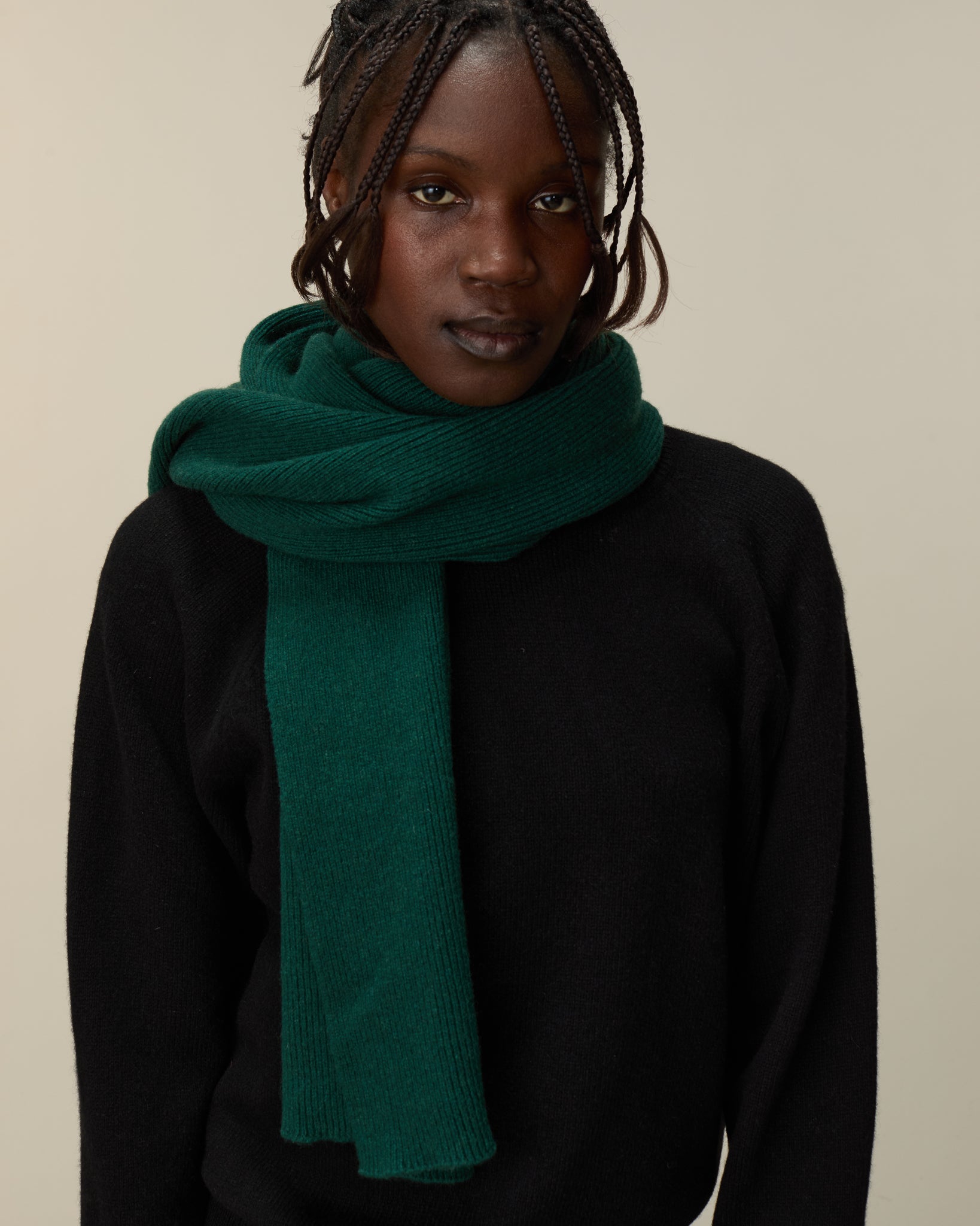 Green Tricot x Sabah Women's Cashmere Scarf