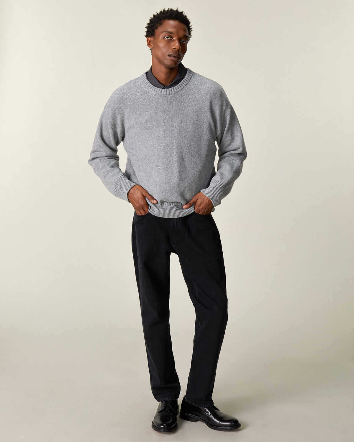 Oversized Crewneck Grey Men