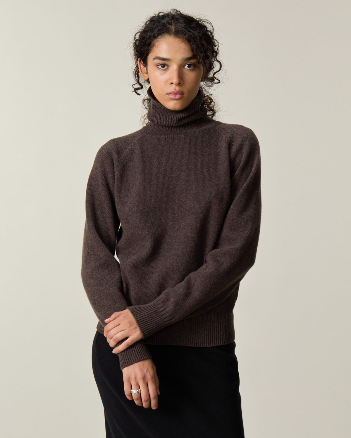 Marmotta Women's Cashmere Turtleneck