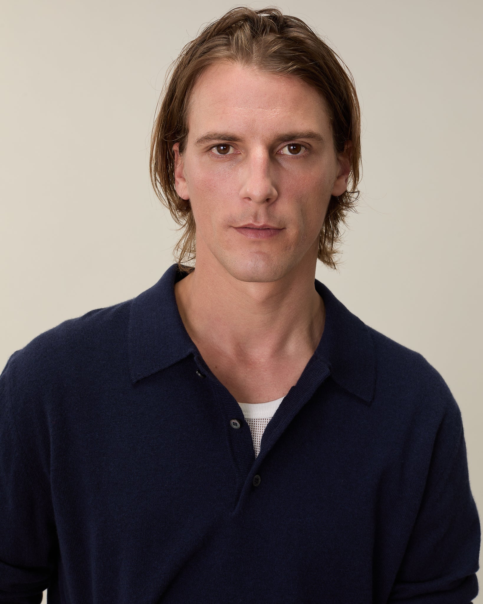 Polo cachemire léger Marine foncé homme - Tricot