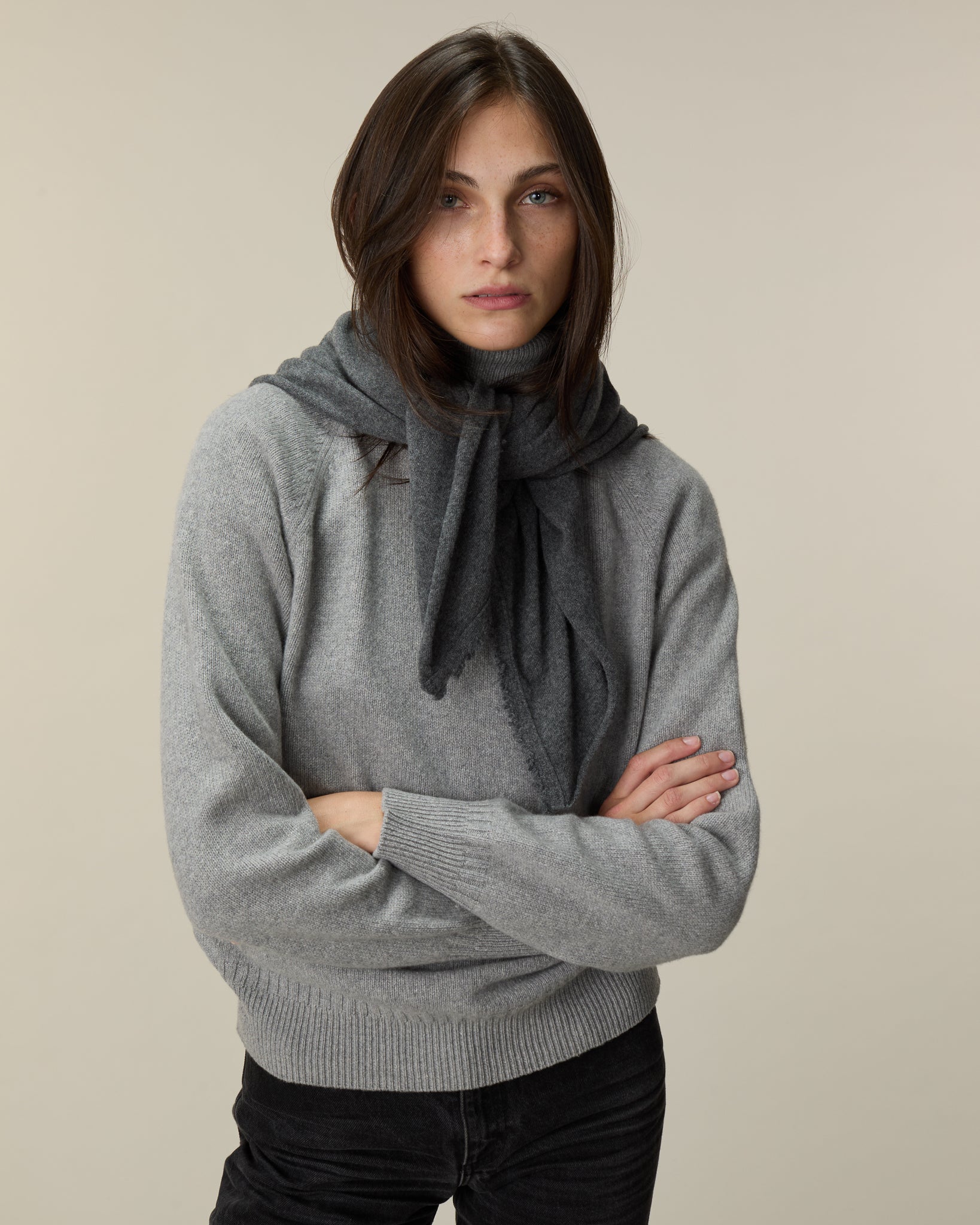 Bandana Tricot x Gil Rodriguez Femme Gris