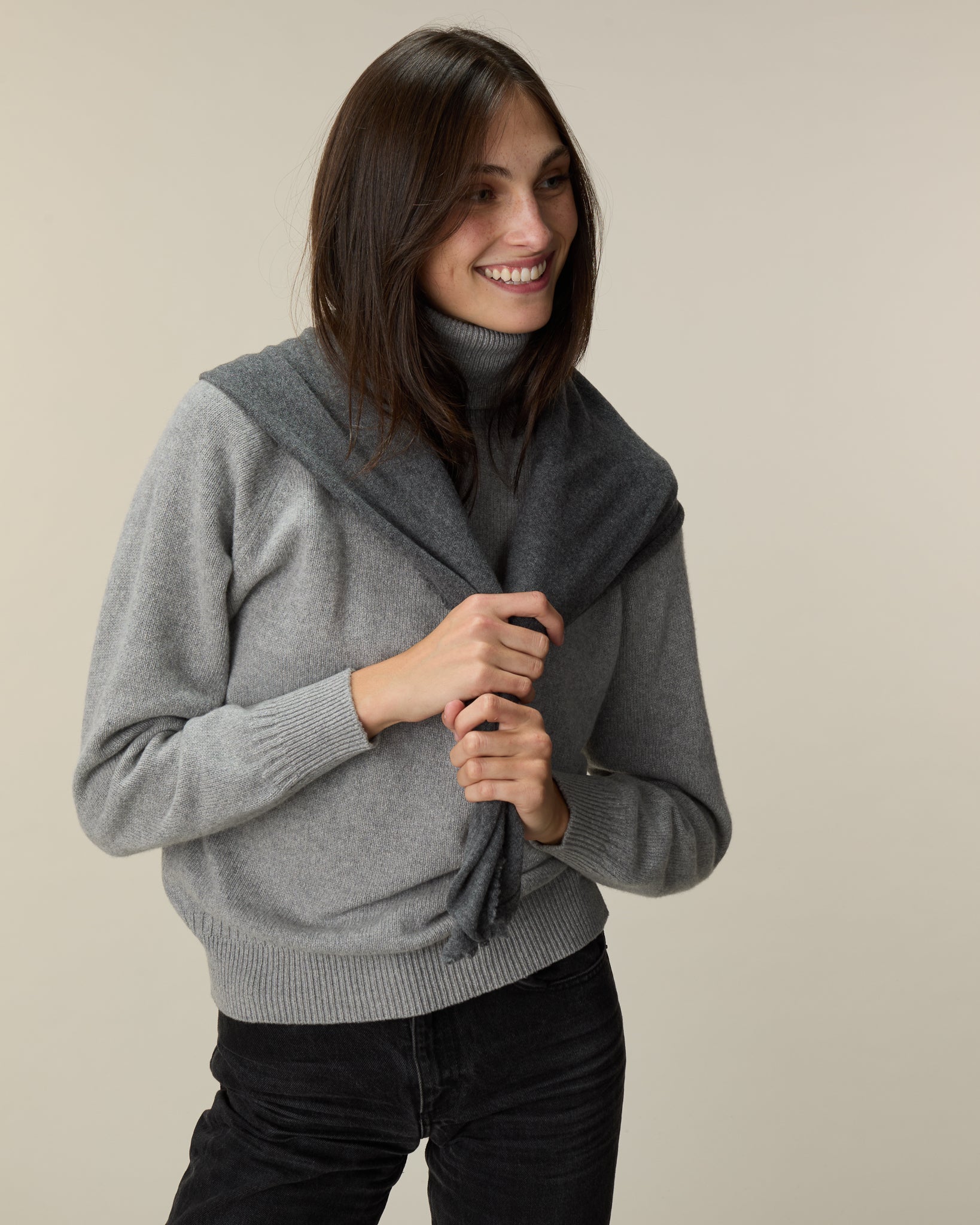 Bandana Tricot x Gil Rodriguez Femme Gris