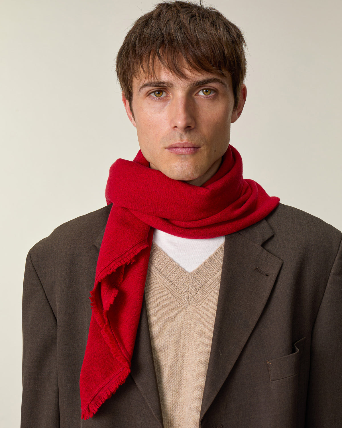 Red Cashmere Bandana