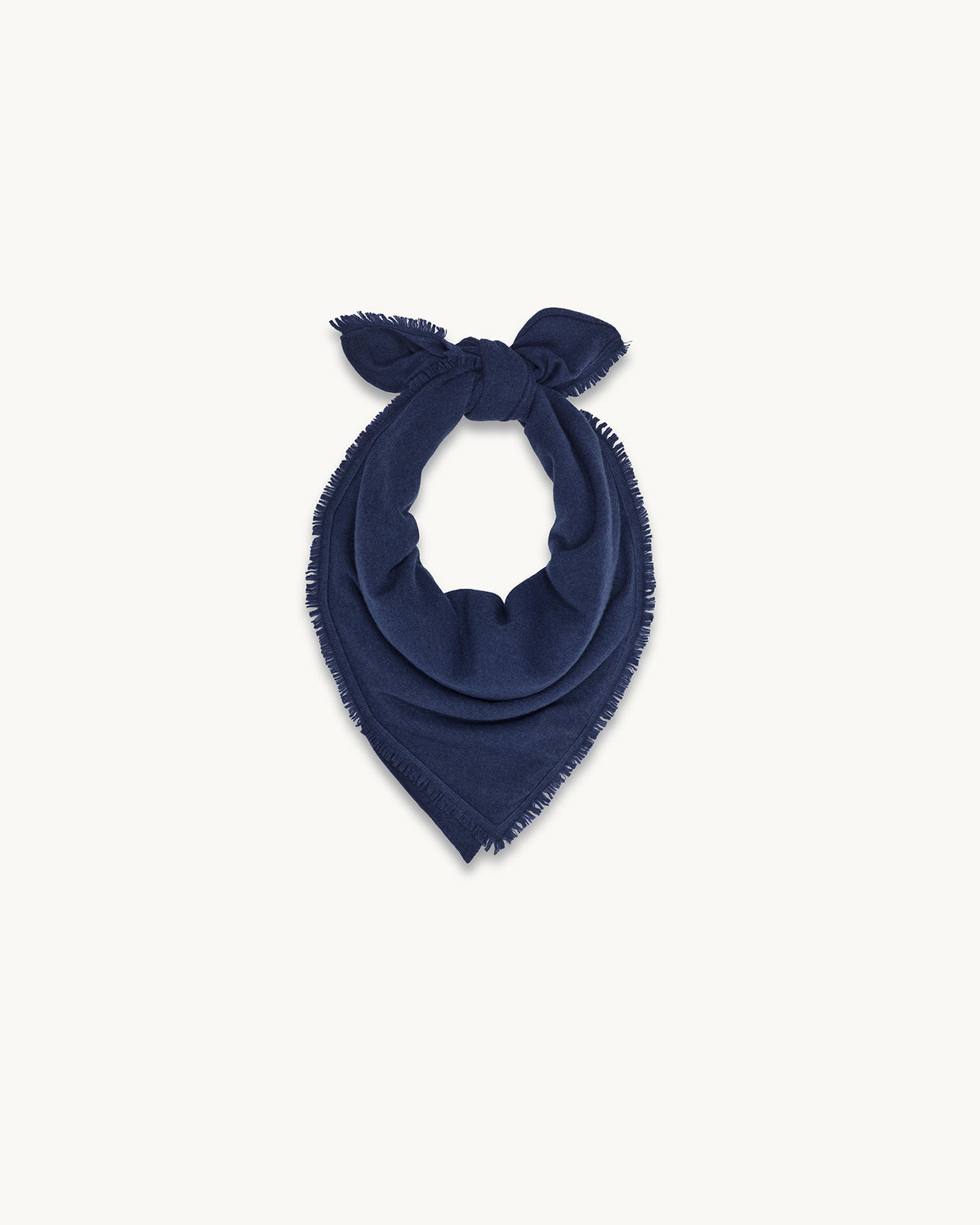 Bandana Cachemire Femme Marine
