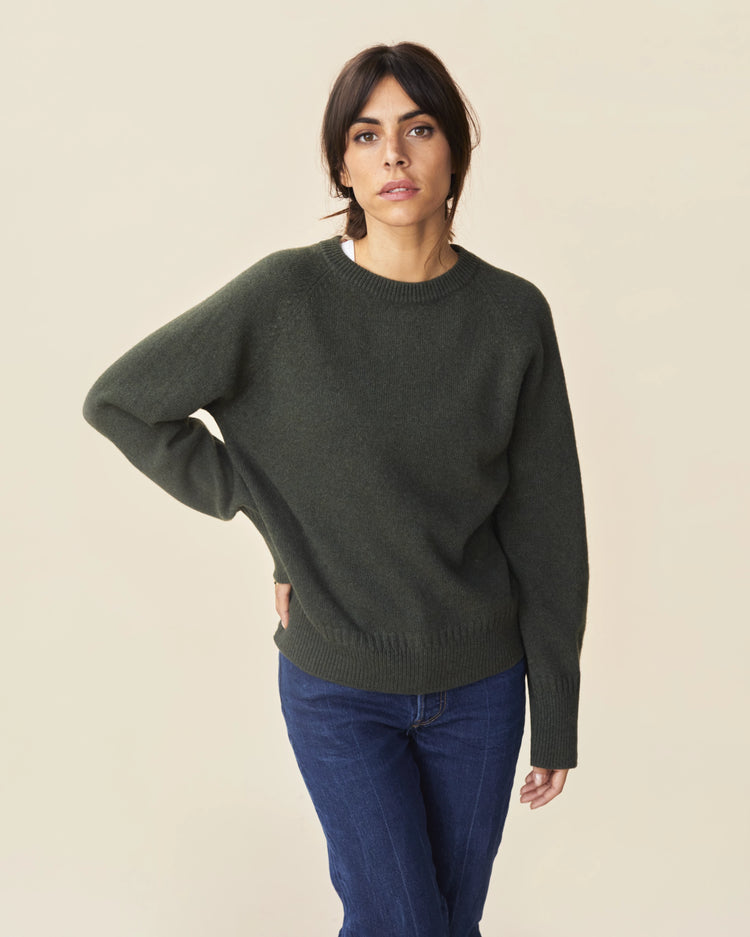 Khaki sweater best sale women's