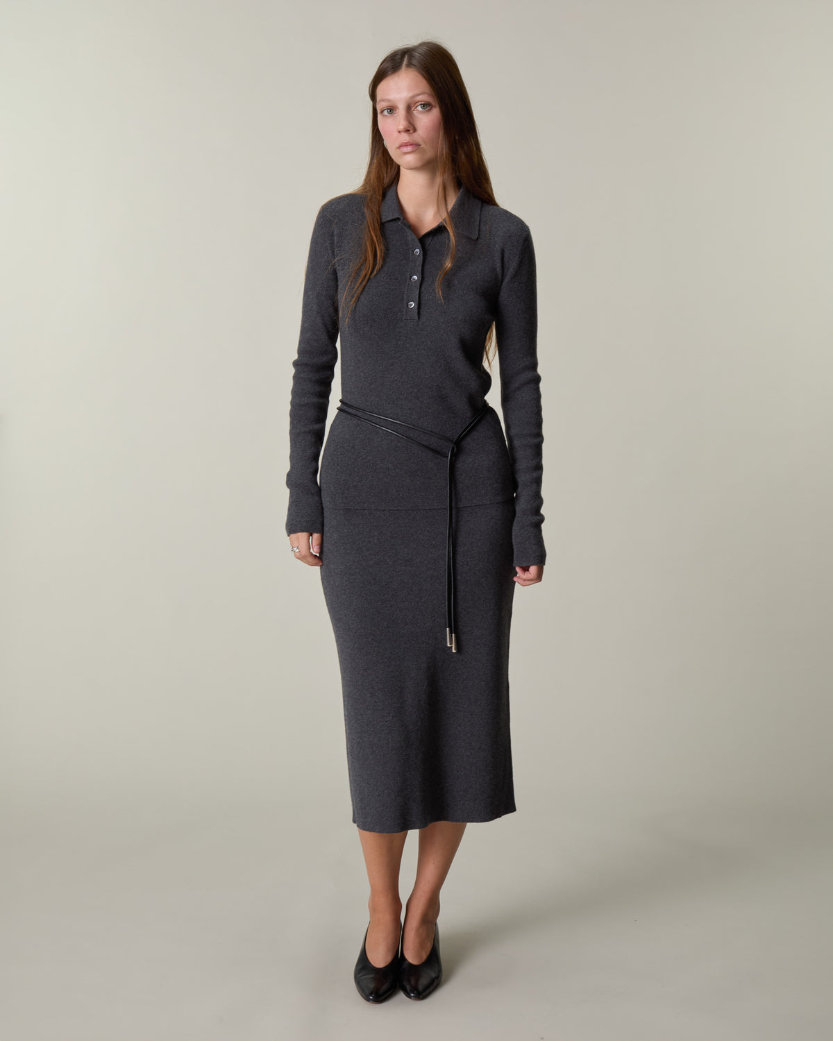 Jupe Tricot x Lié Studio Femme Gris