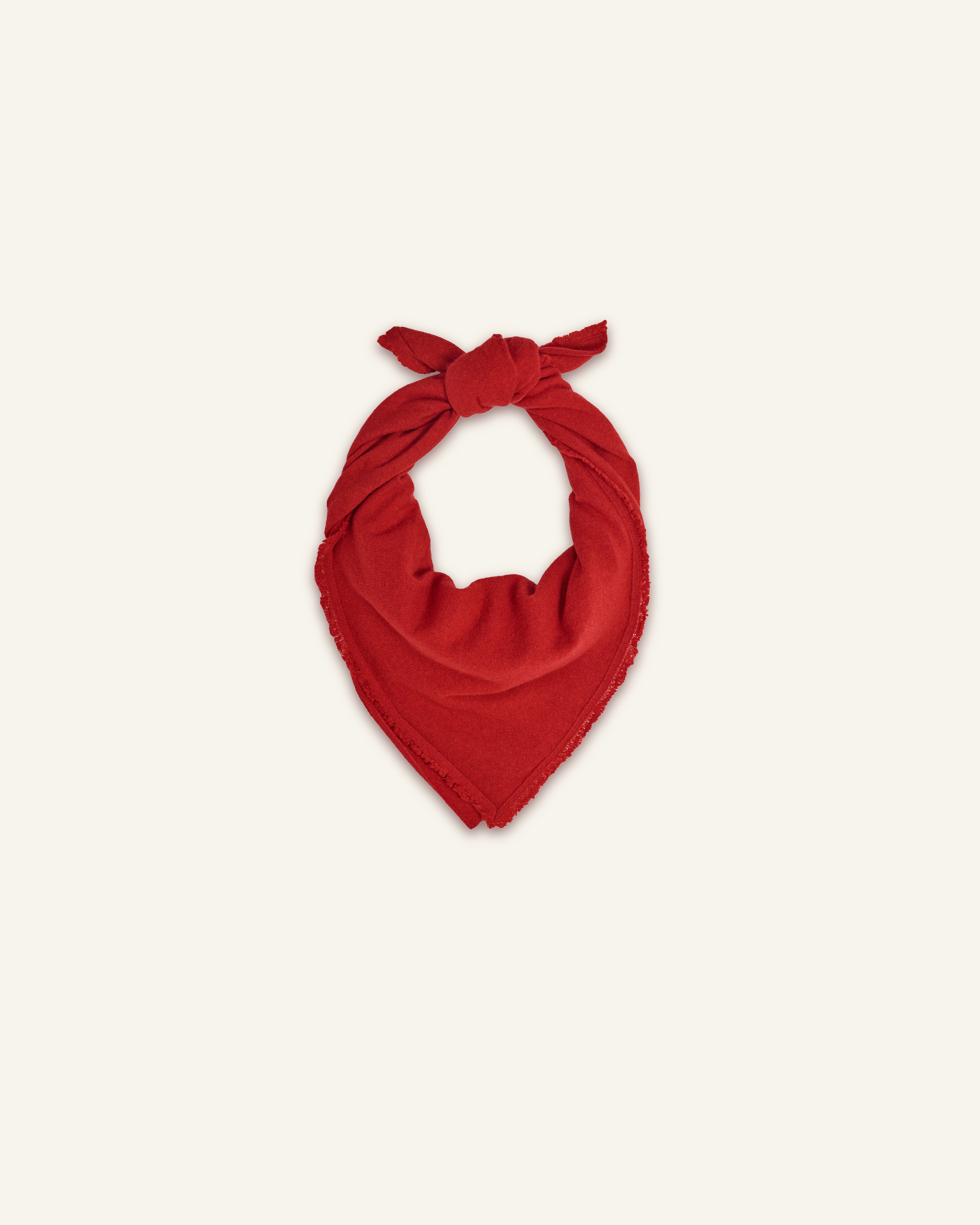 Bandana Tricot x Gil Rodriguez Femme Rouge