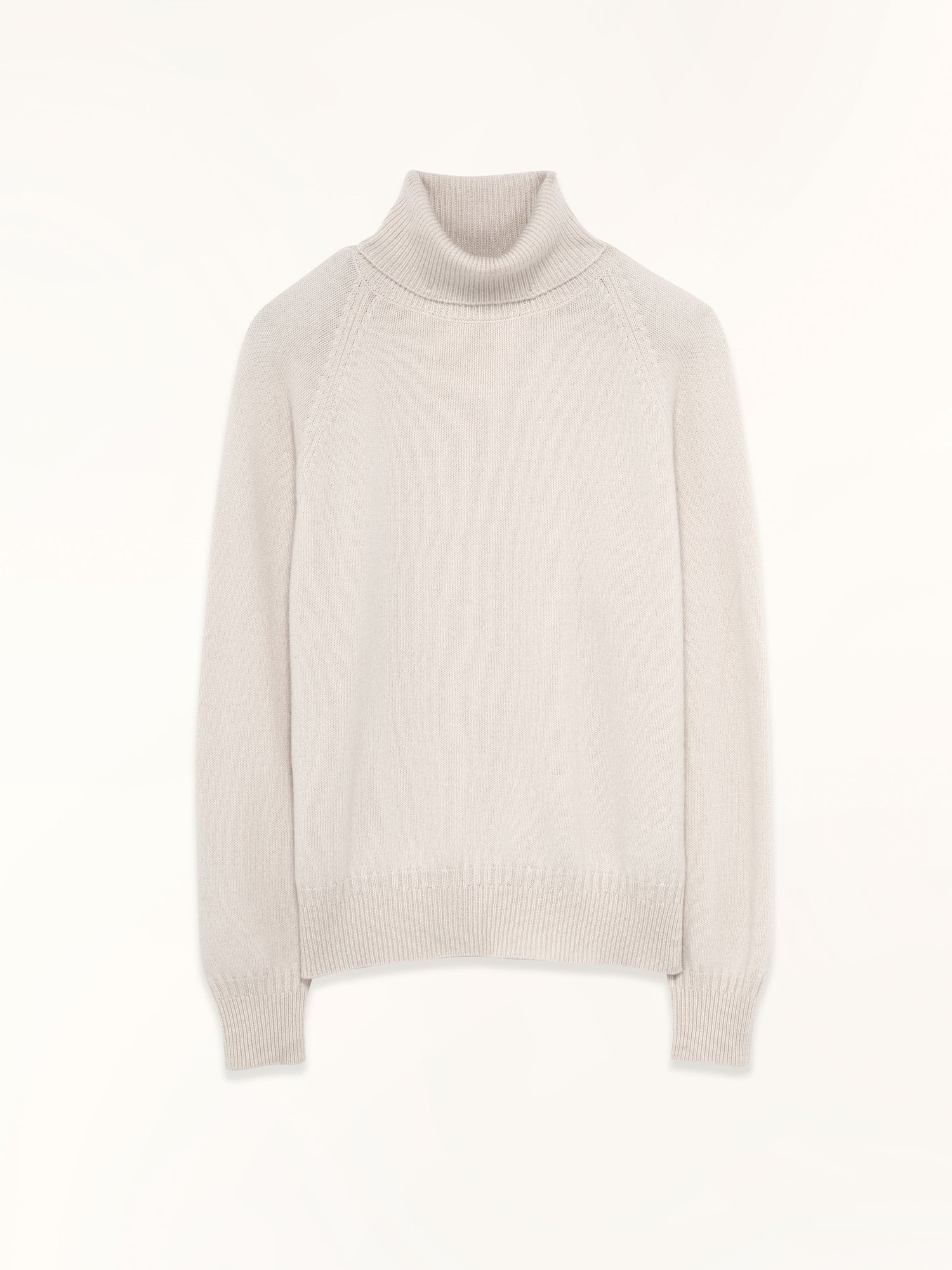 Women's Off-white Cashmere Turtleneck