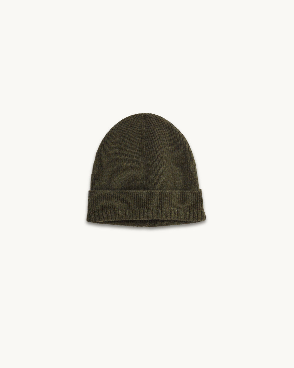 Bonnet en cachemire Kaki Femme