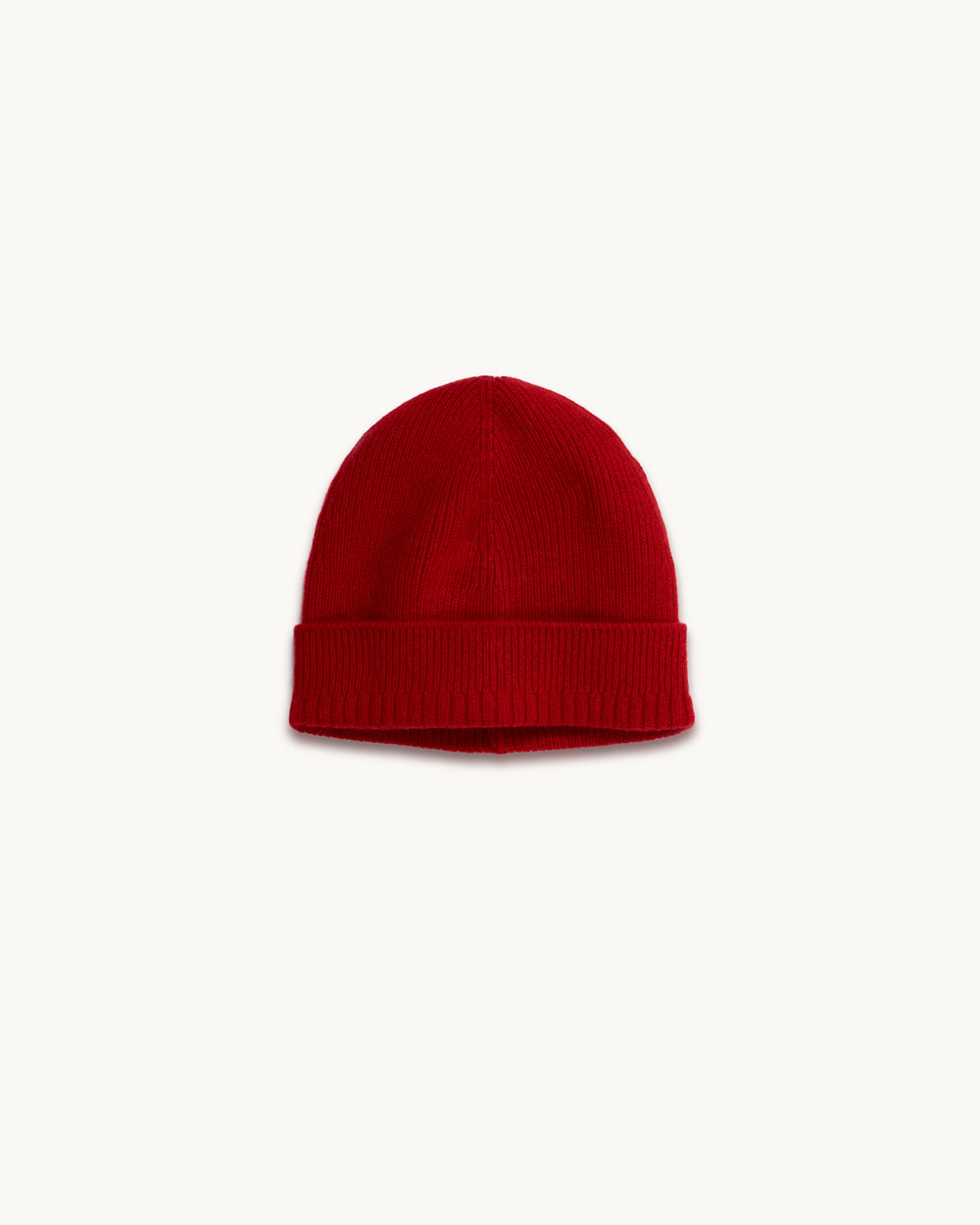 Bonnet en cachemire Rouge Femme