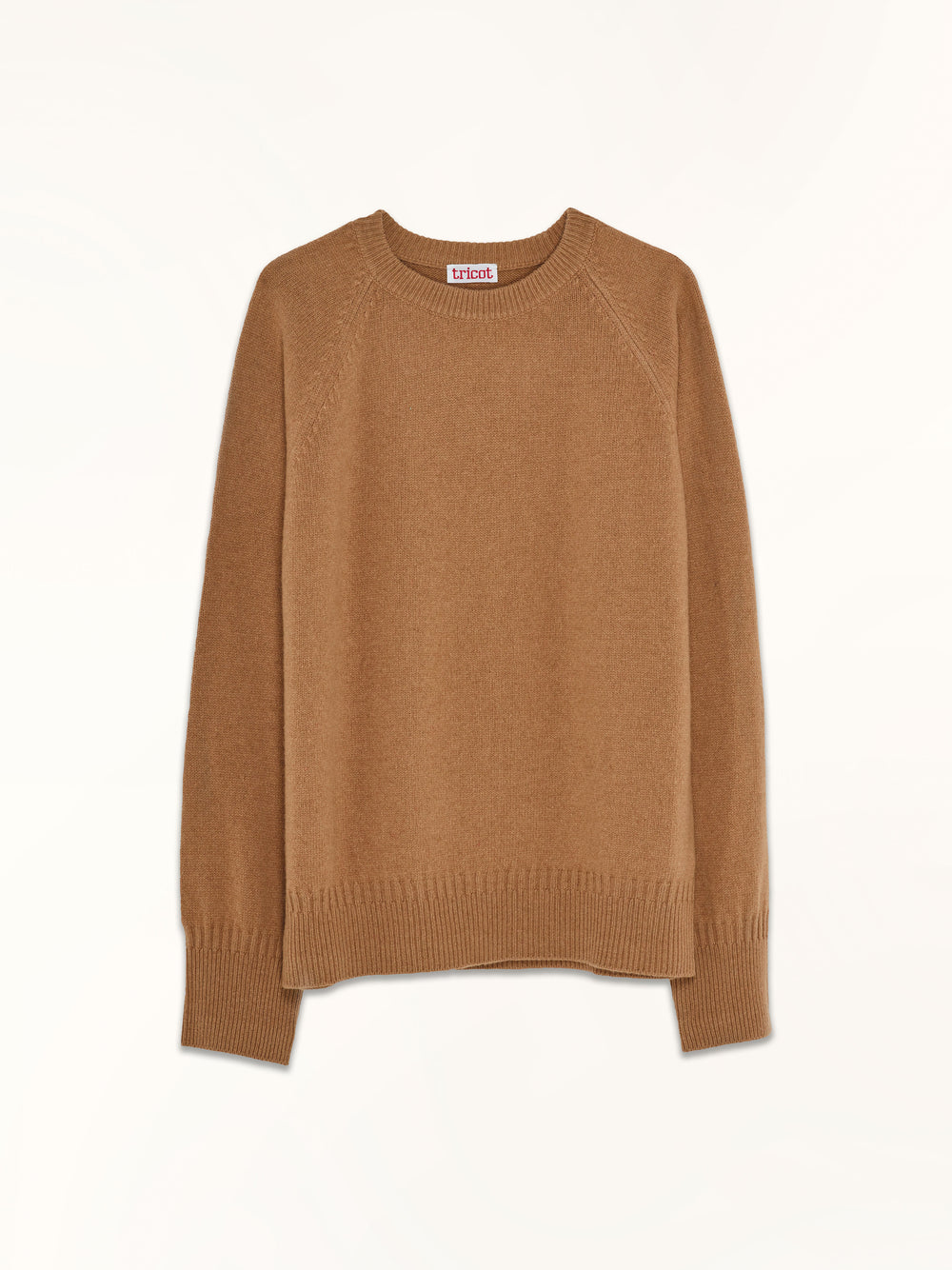 Camel Men's crewneck cashmere sweater