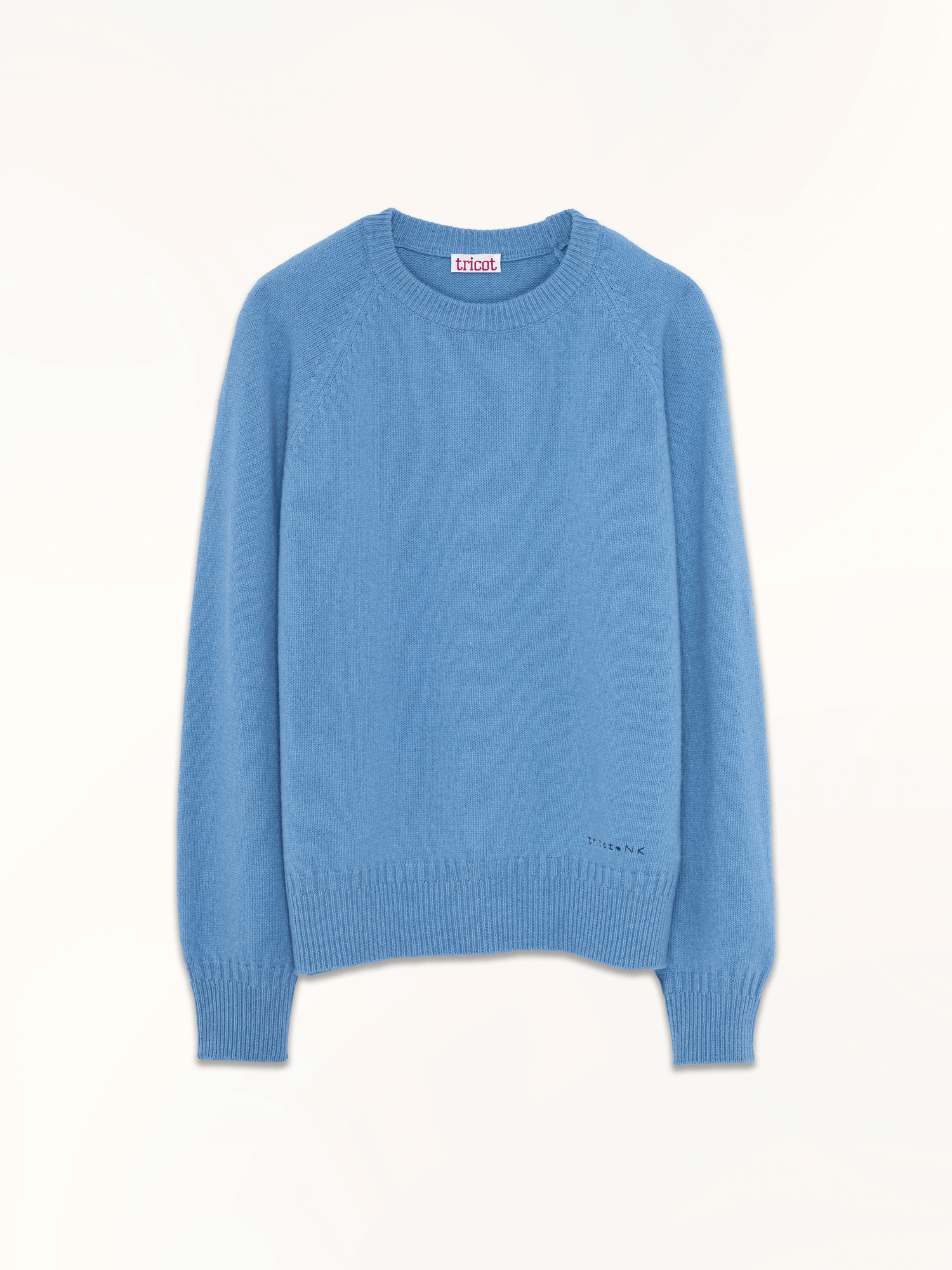 Men's Nina's blue Cashmere crewneck