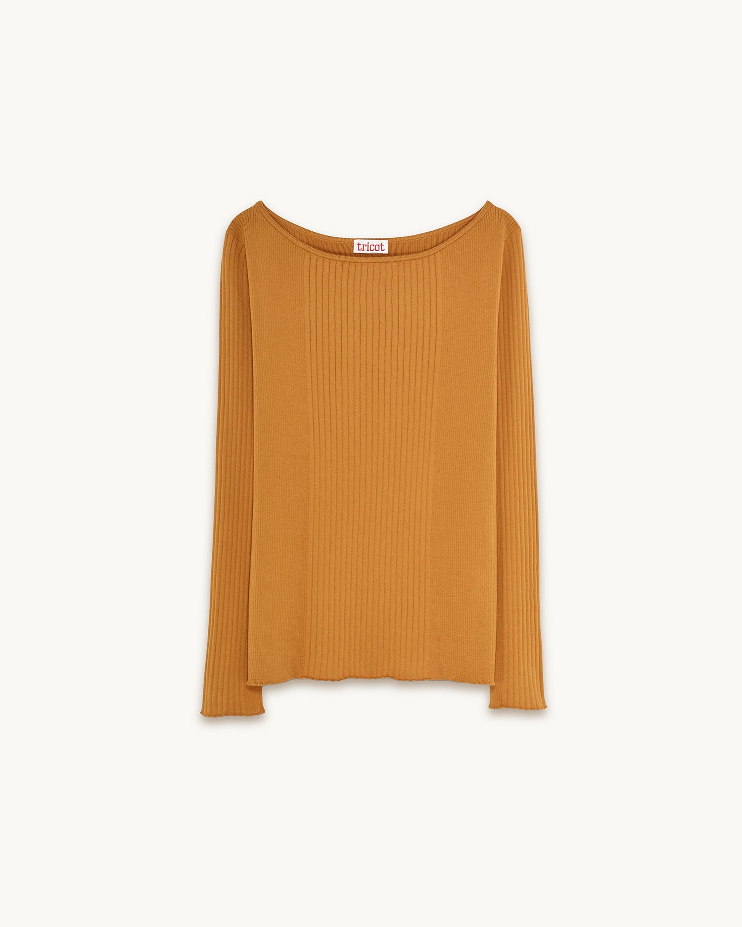 Pull en Coton Bio Ocre Femme