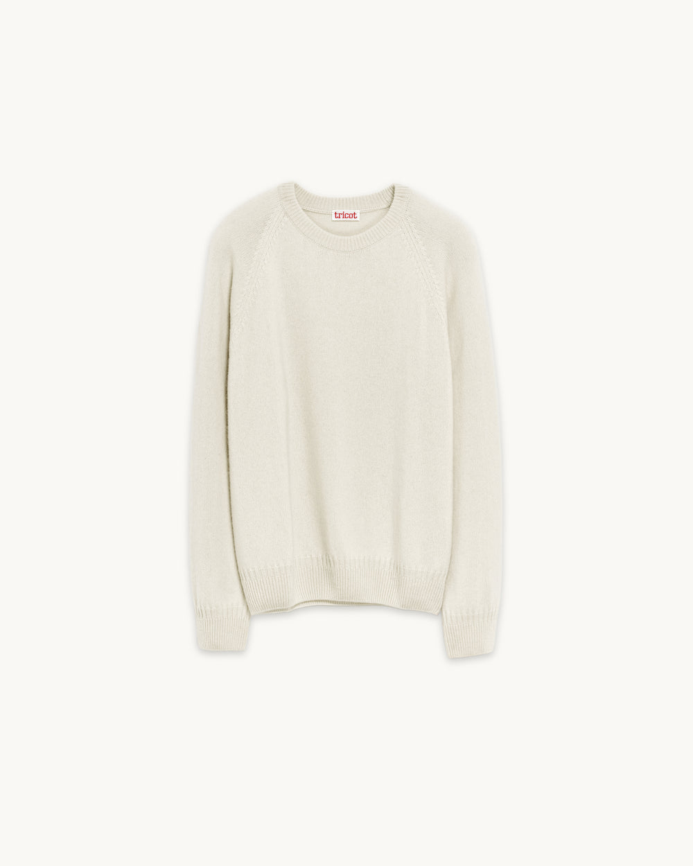  Women's crewneck cashmere sweater in White