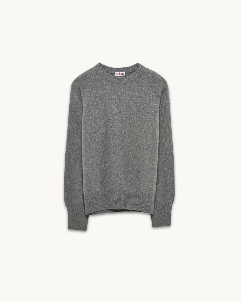 Women's cashmere crewneck sweater in Gray