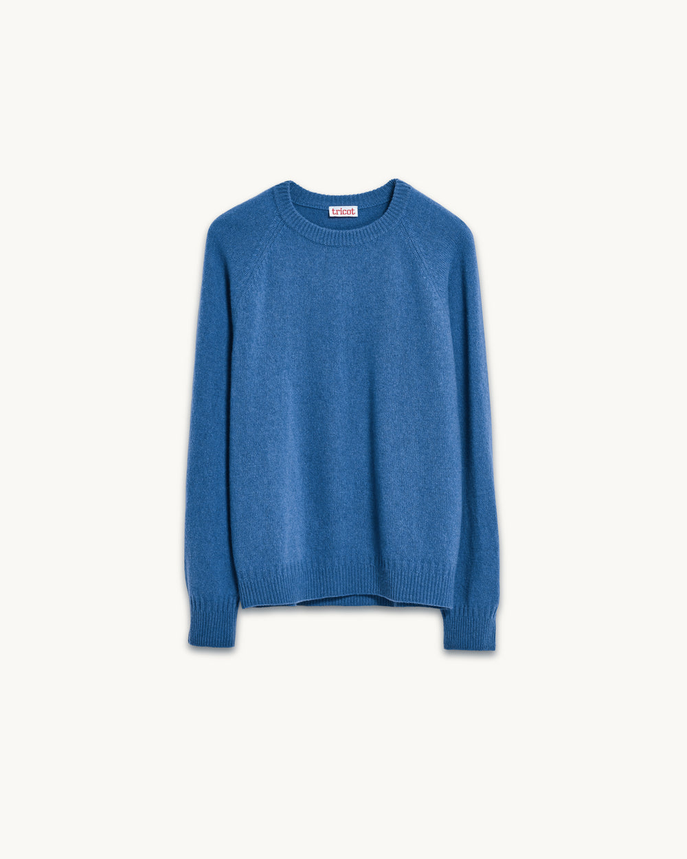 Pull col rond en cachemire Indigo Femme