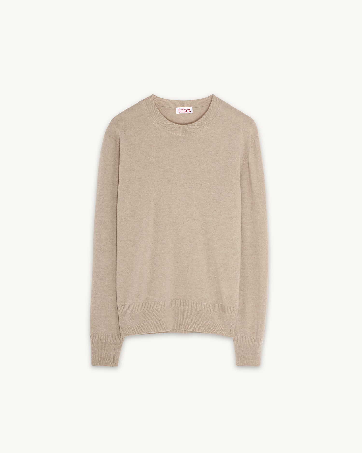 Women’s Lightweight Cashmere Crewneck – Sand