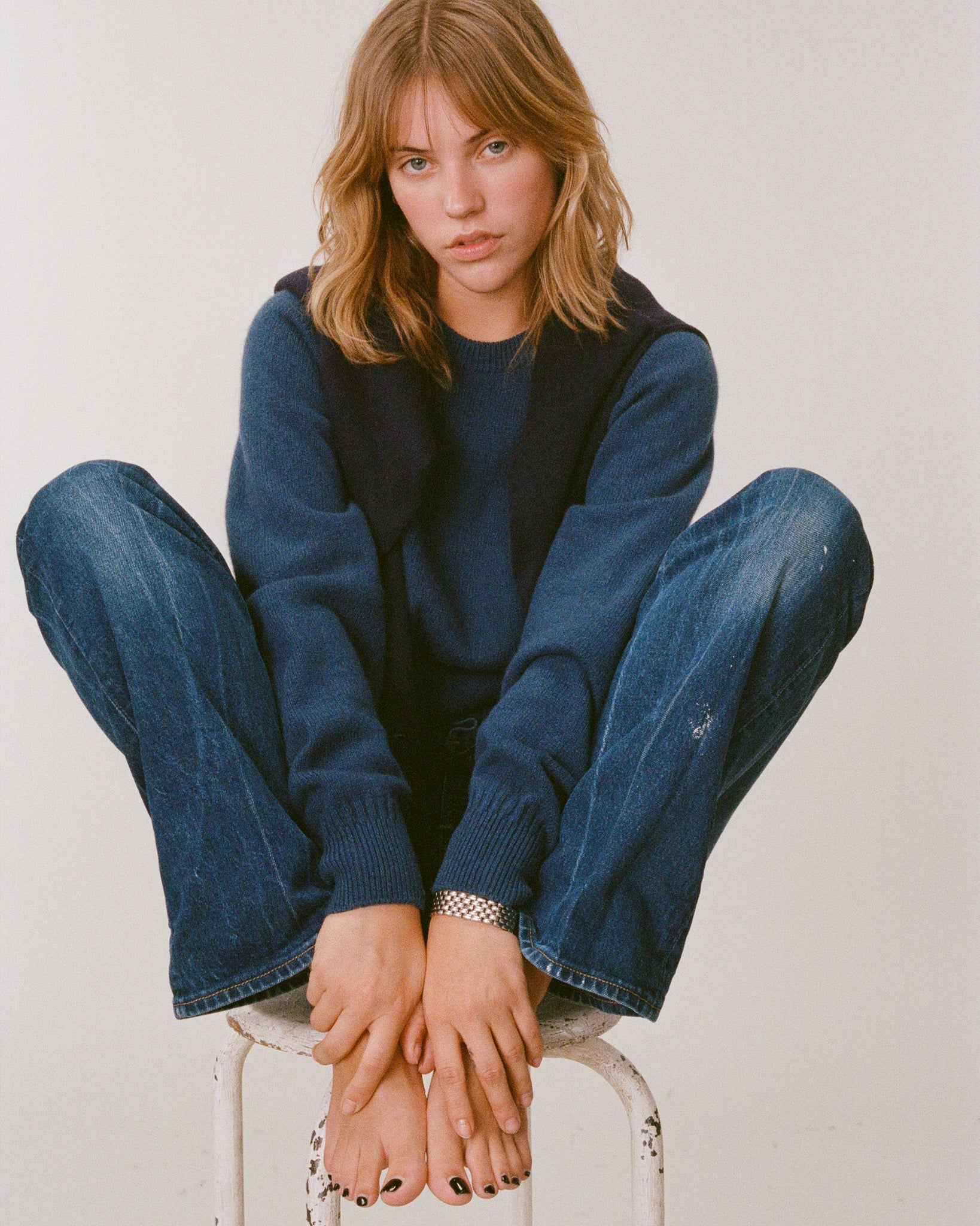 Women's Ocean Cashmere Crew Neck