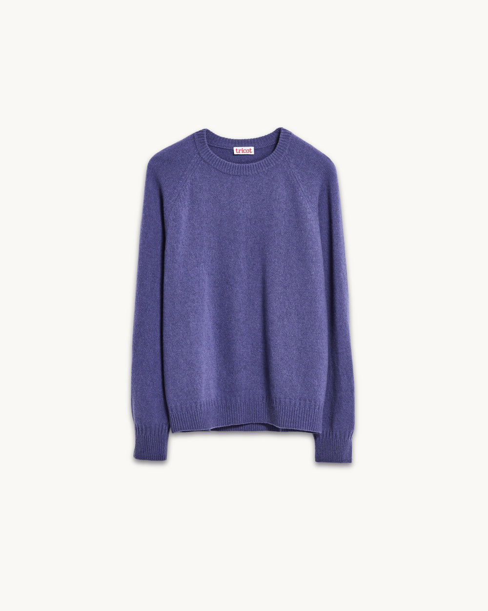 Pull col rond en cachemire Violet Homme