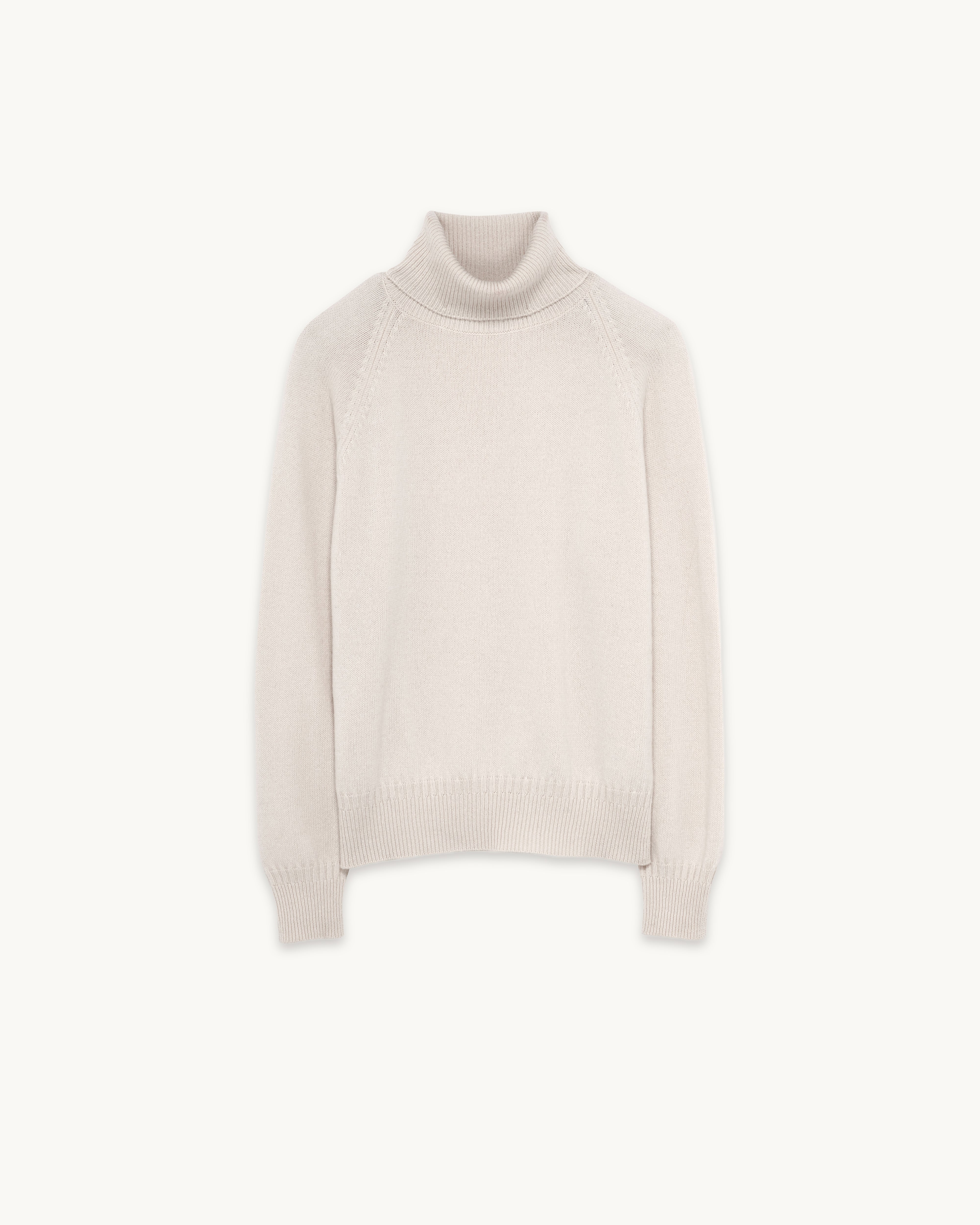 Women's Off-white Cashmere Turtleneck