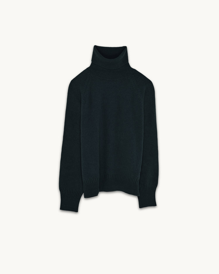 Men's Green Cashmere turtleneck