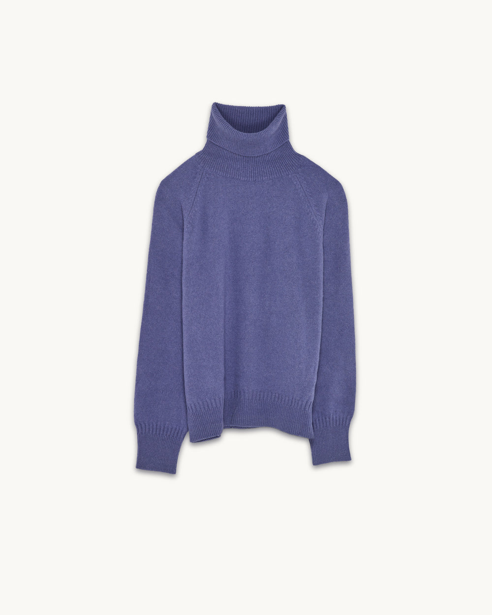 Col roulé en cachemire Violet Femme
